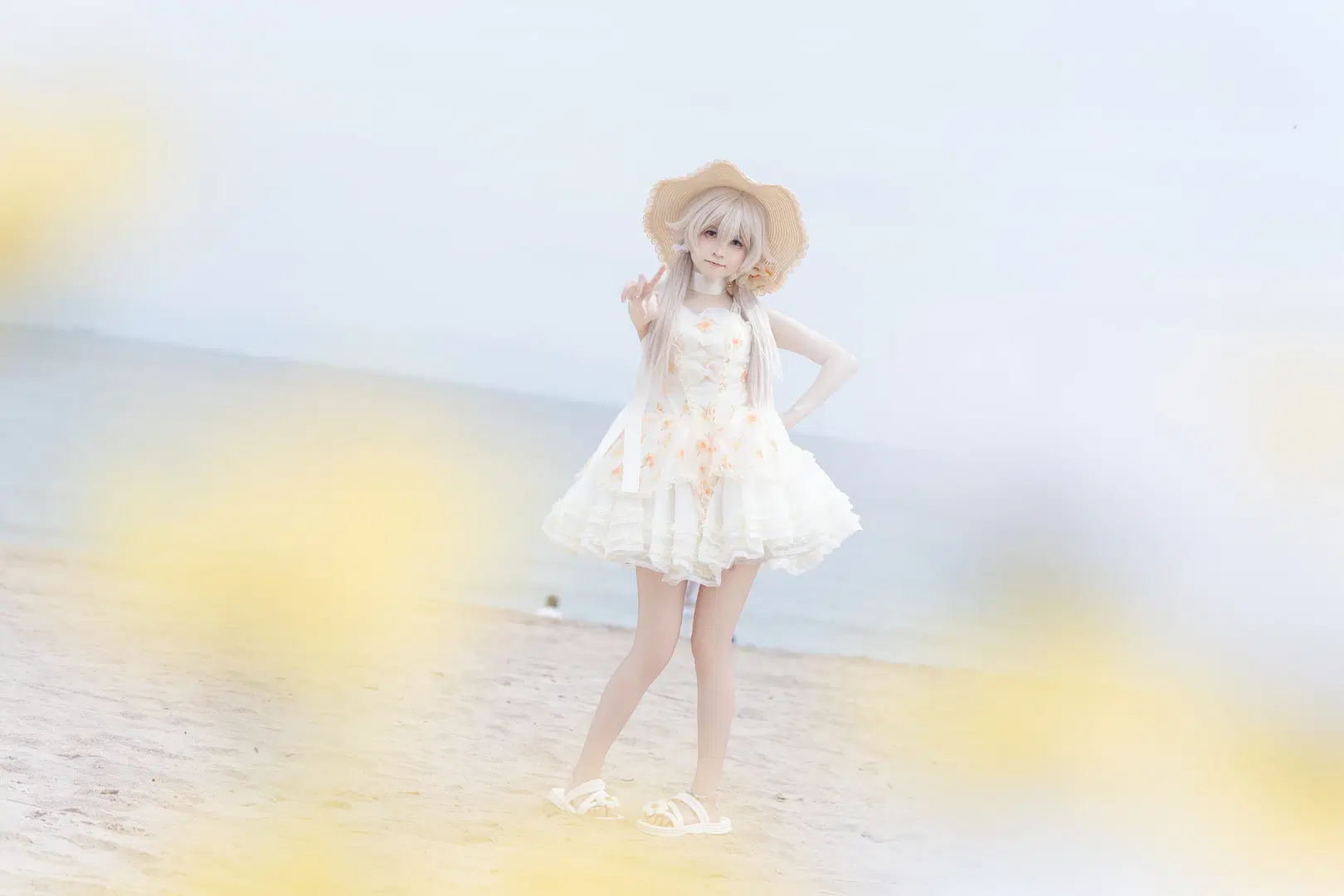 【日富美cos】蔚蓝档案，夏日海滩的清新写真 - Kimi - 第8张