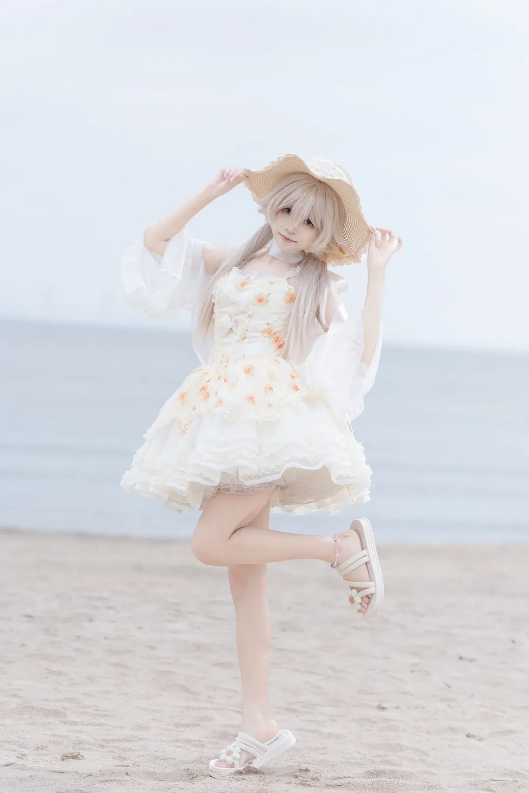 【日富美cos】蔚蓝档案，夏日海滩的清新写真 - Kimi - 第9张