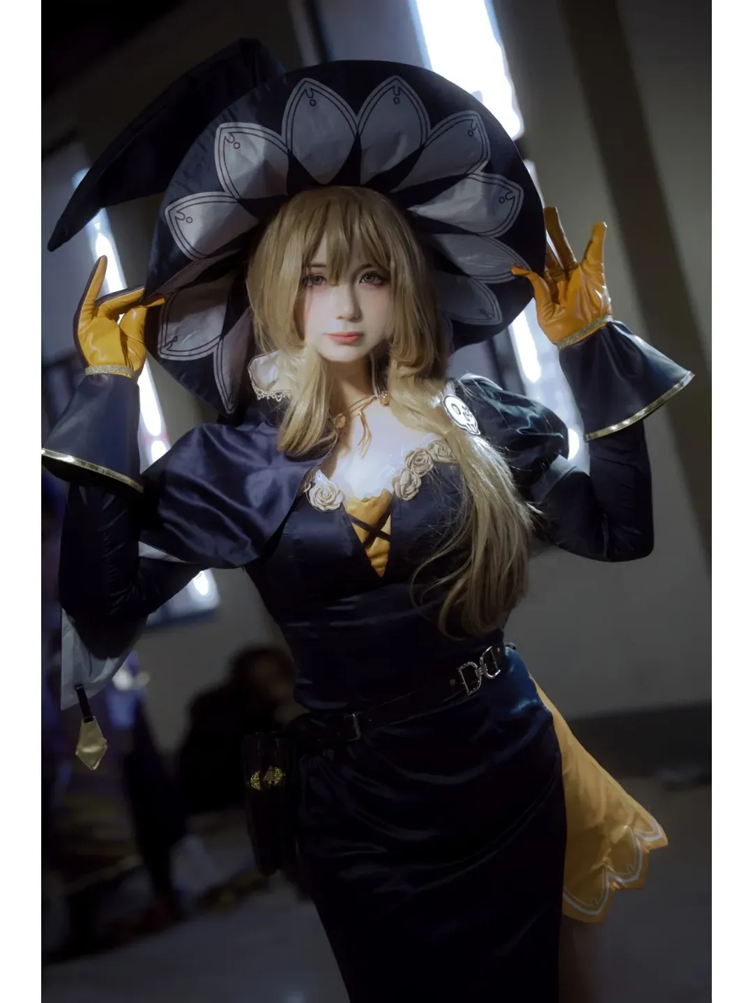 原神, 漫展, 黑絲, cosplay攝影, 麗莎cos - 第1張
