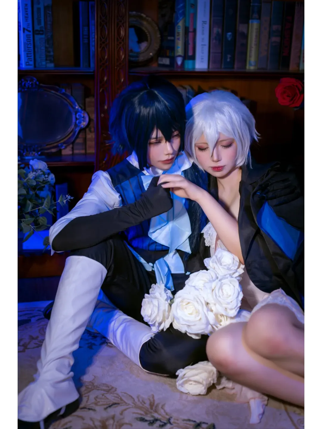 White stockings, Jeanne d'Arc cosplay, Vintage Gothic style, The Case Study of Vanitas, Vanitas cosplay