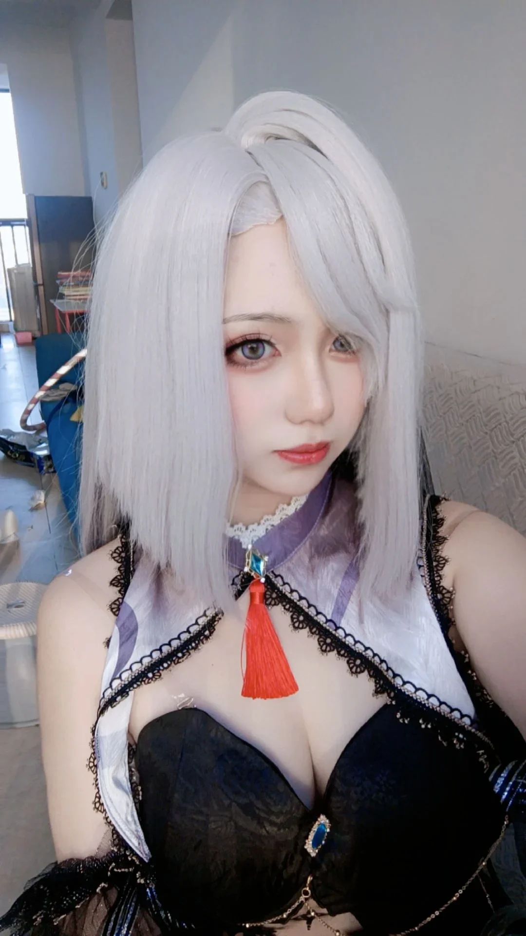 【Shenhe cosplay】Genshin Impact Character Styling and Photoshoot Details Sharing by 谷诗雨玲 - Image 2