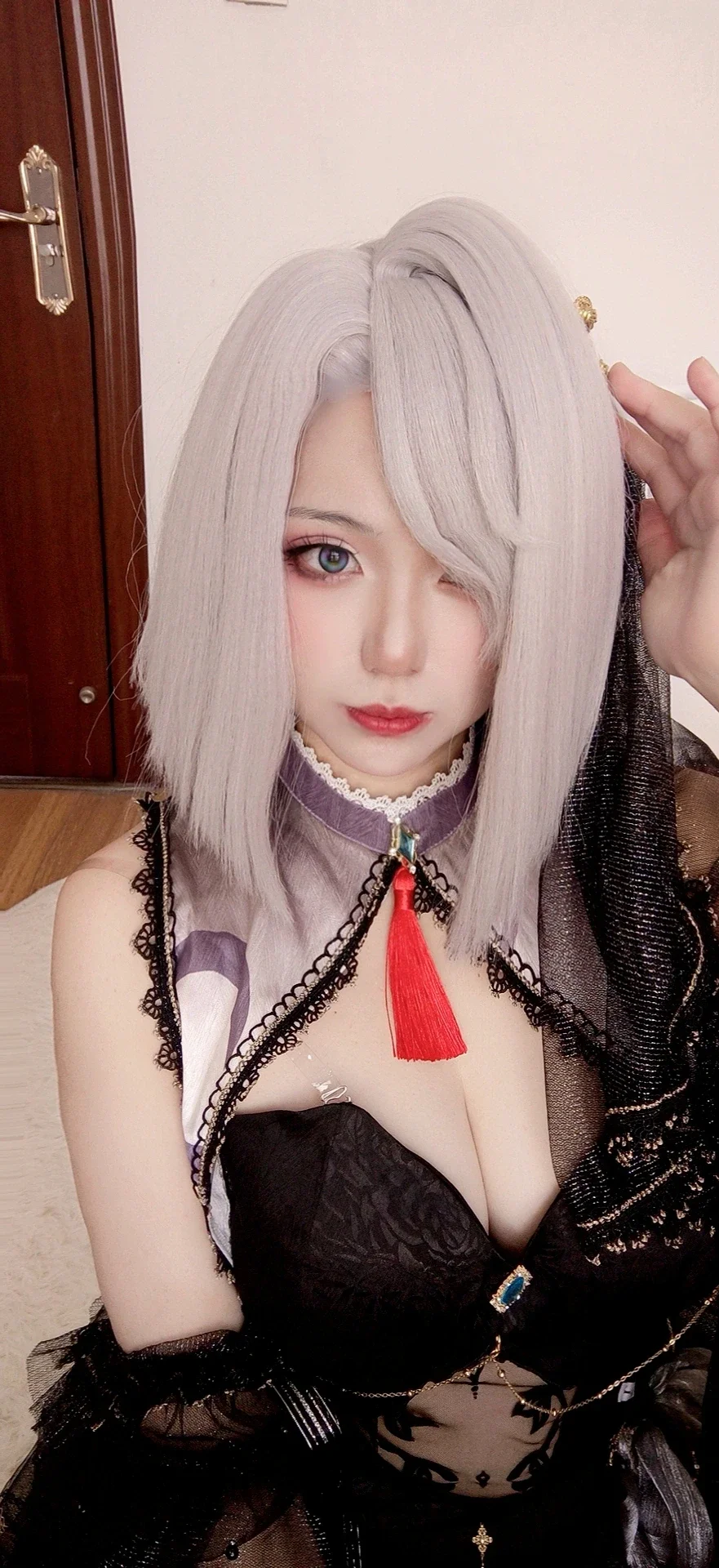 【Shenhe cosplay】Genshin Impact Character Styling and Photoshoot Details Sharing by 谷诗雨玲 - Image 3