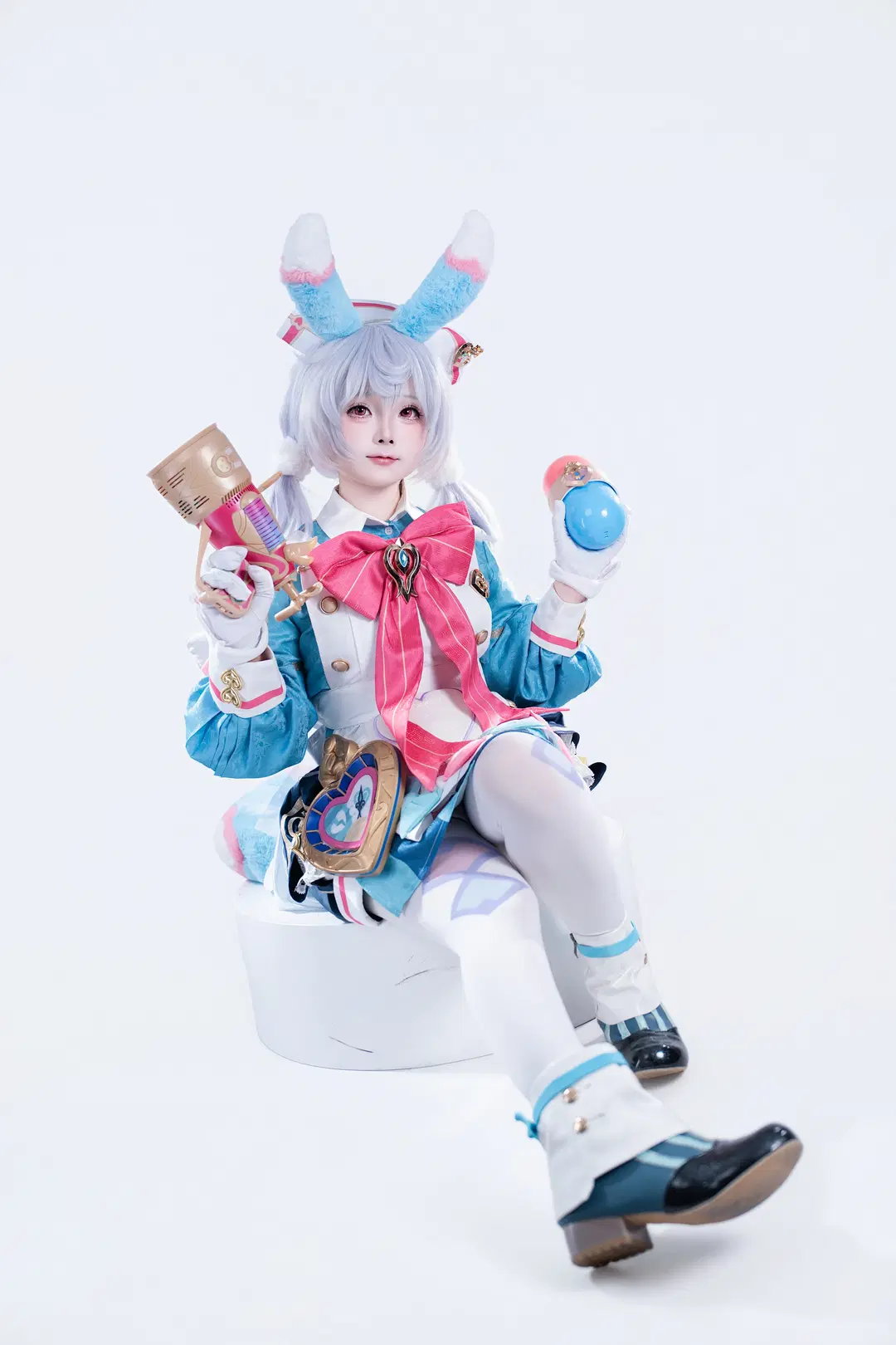 【シグウィン コスプレ】白ホリ撮影・単独ポーズ実践リファレンス記録 - 陌筱黎 - 8枚目