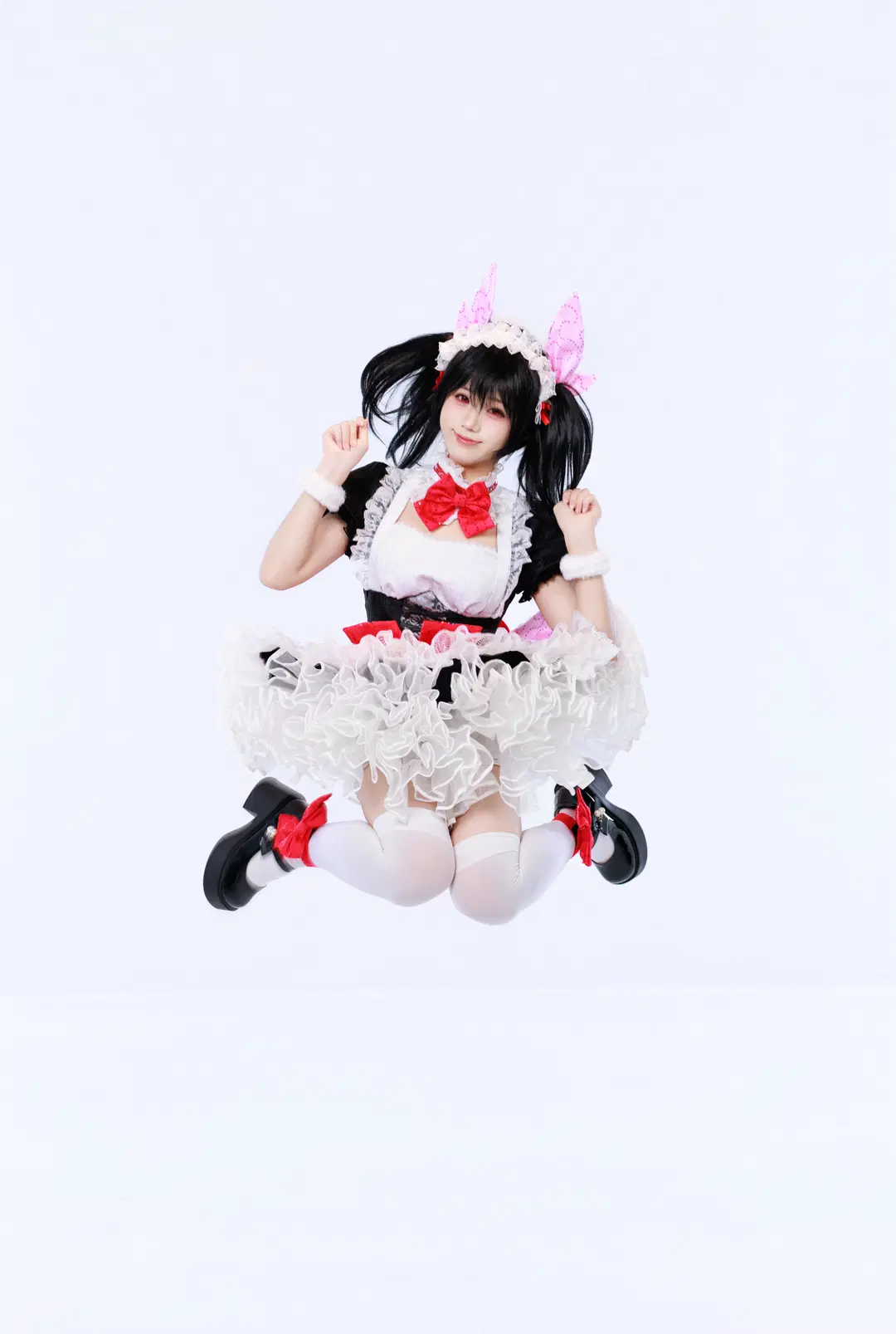 【矢澤妮可cos】Lovelive雙馬尾女僕裝的元氣日常 - Kuzi - 第2張