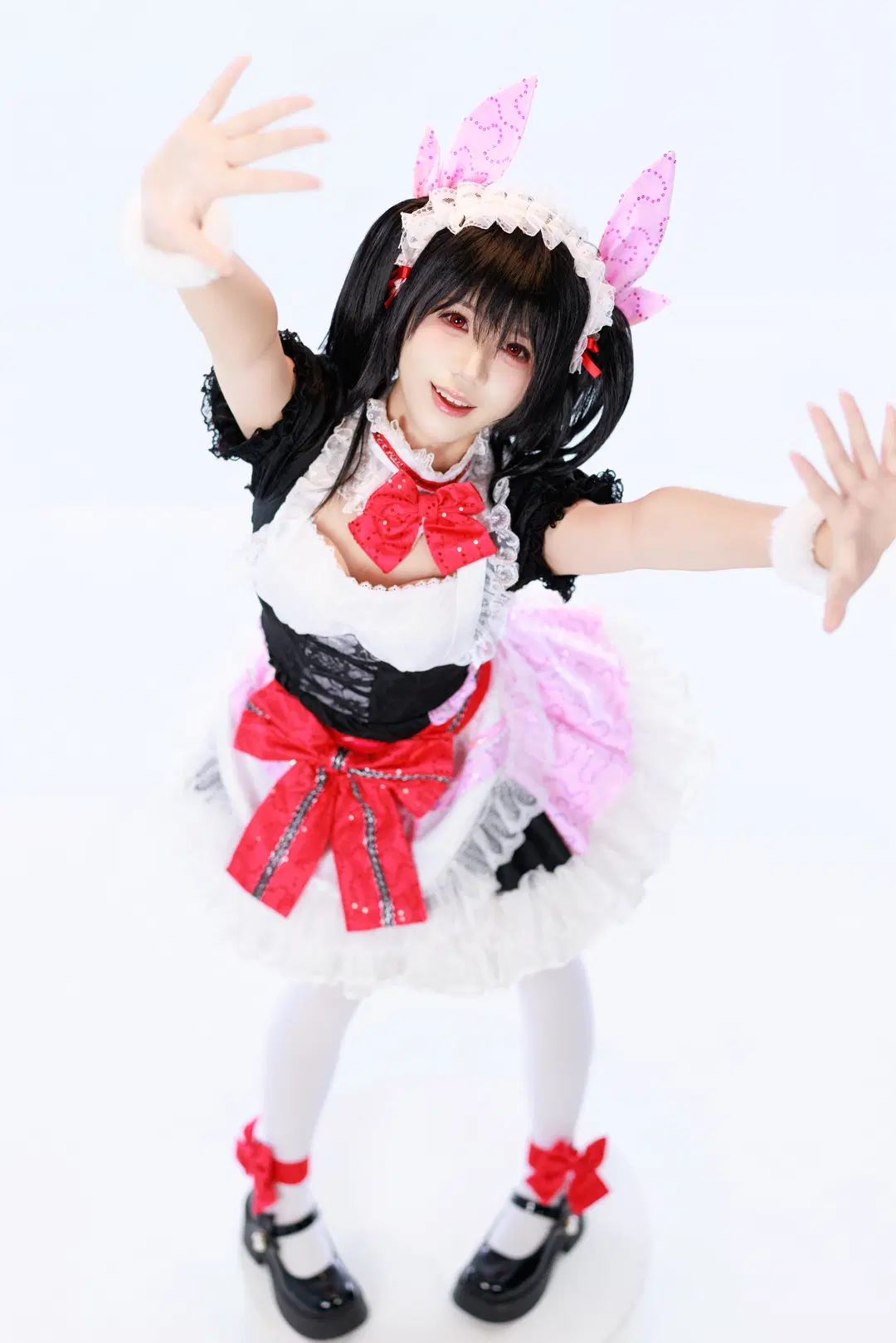【矢澤妮可cos】Lovelive雙馬尾女僕裝的元氣日常 - Kuzi - 第3張