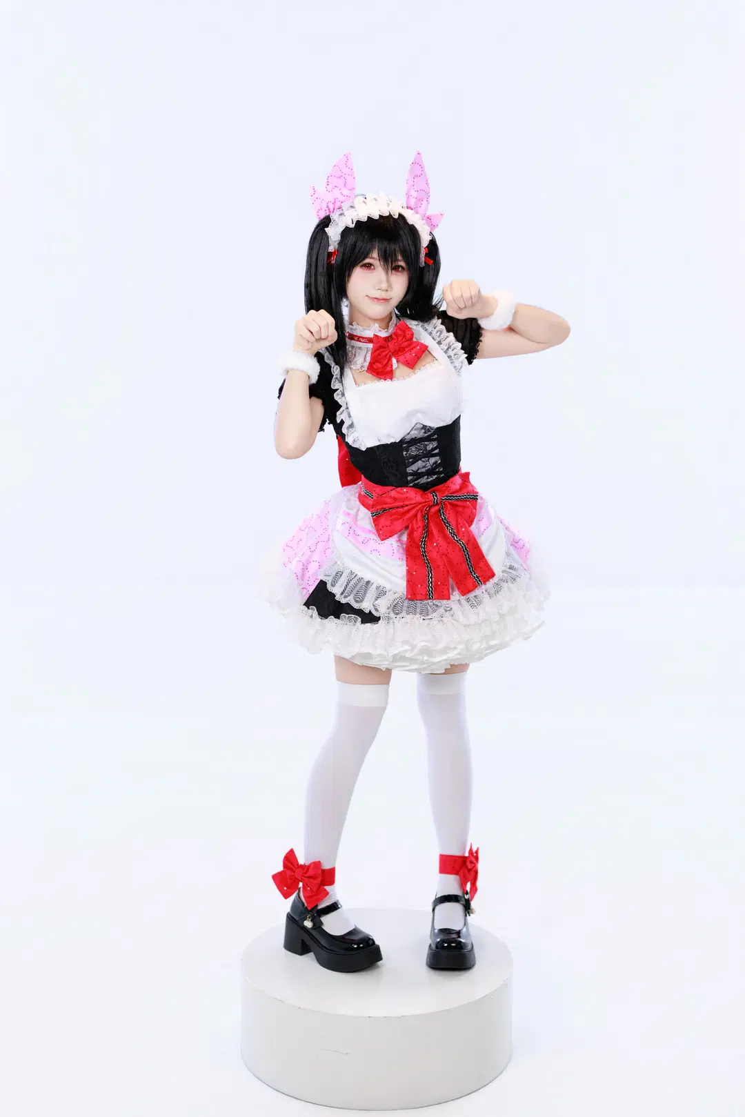 【矢澤妮可cos】Lovelive雙馬尾女僕裝的元氣日常 - Kuzi - 第4張
