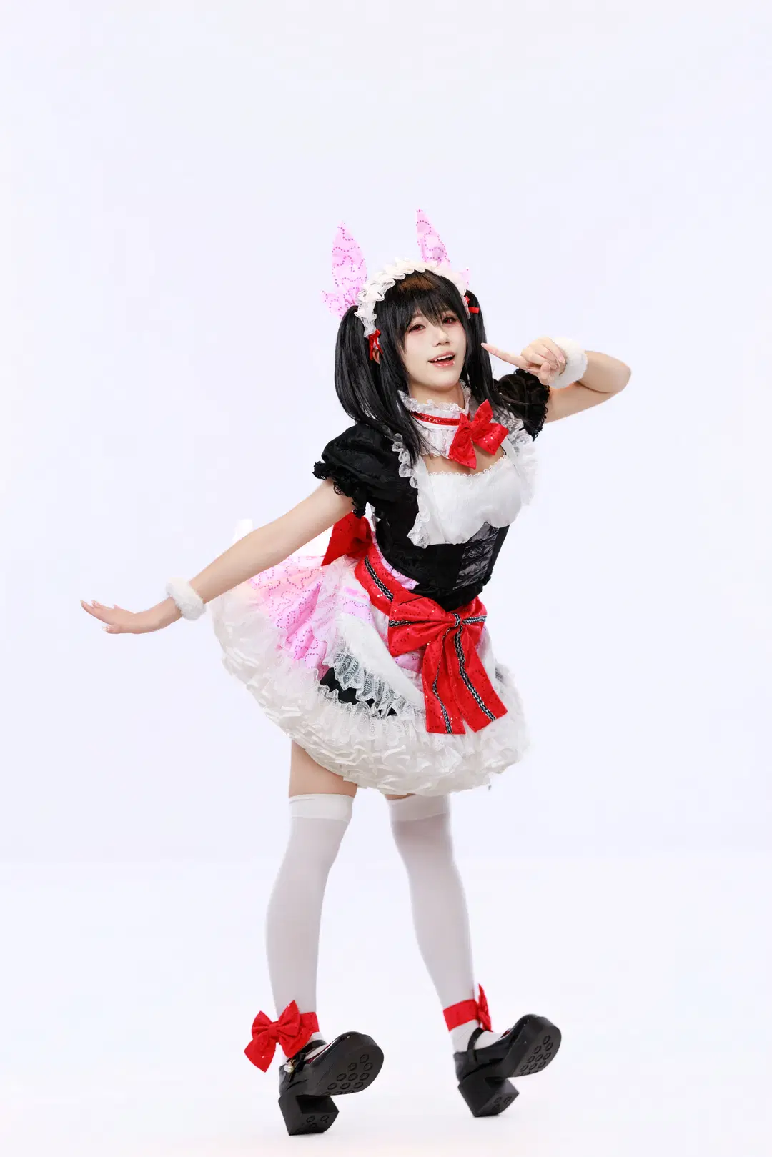 【矢澤妮可cos】Lovelive雙馬尾女僕裝的元氣日常 - Kuzi - 第7張