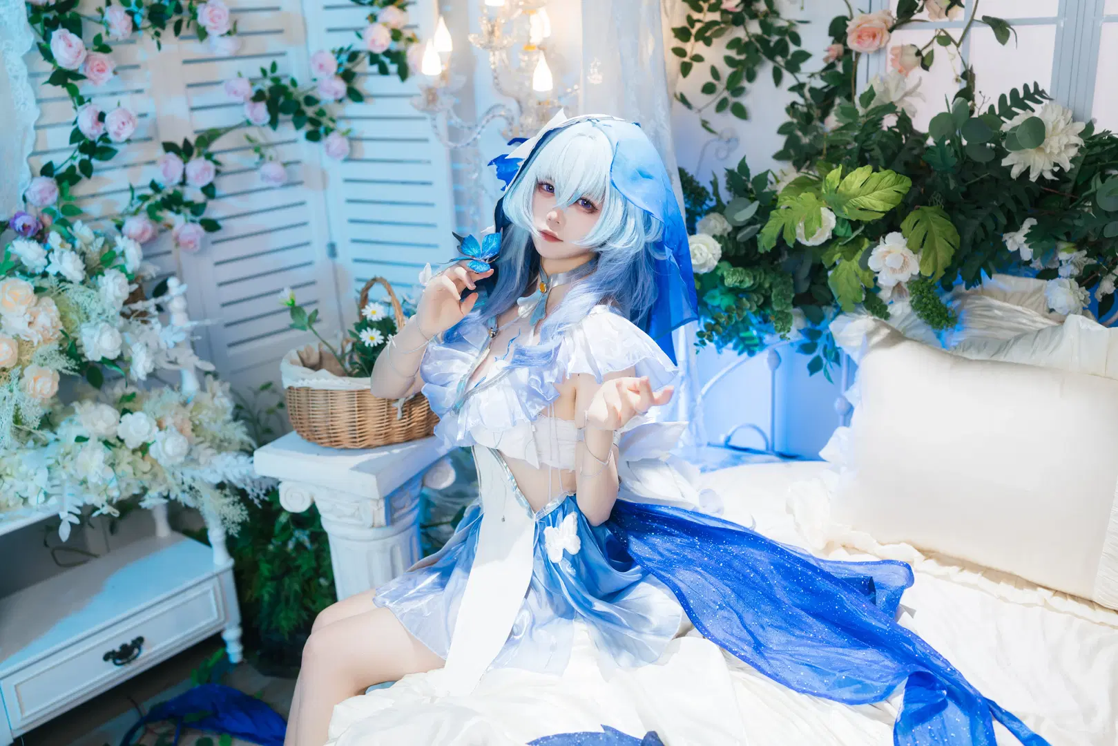 守岸人cos 鸣潮里的蓝色静谧感 - Kuzi - 第12张