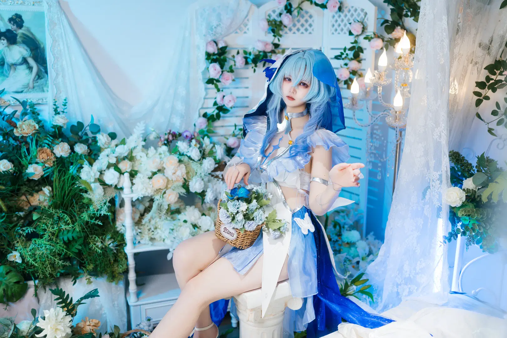 守岸人cos 鸣潮里的蓝色静谧感 - Kuzi - 第9张