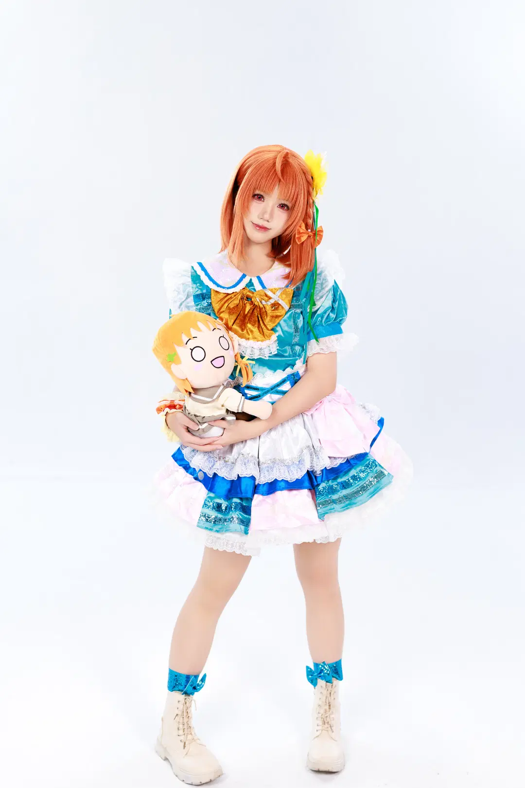 【高海千歌cos】lovelive aqours 水团打歌服向日葵写真 - Kuzi - 第3张