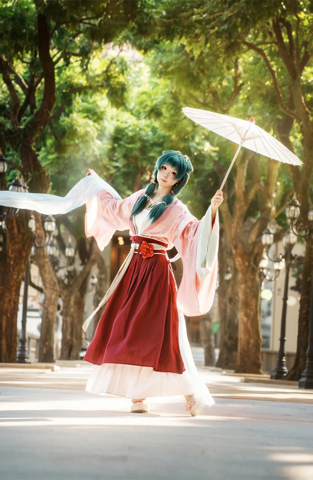 古风cos, 猫猫cos, 汉服写真, 油纸伞, 药屋