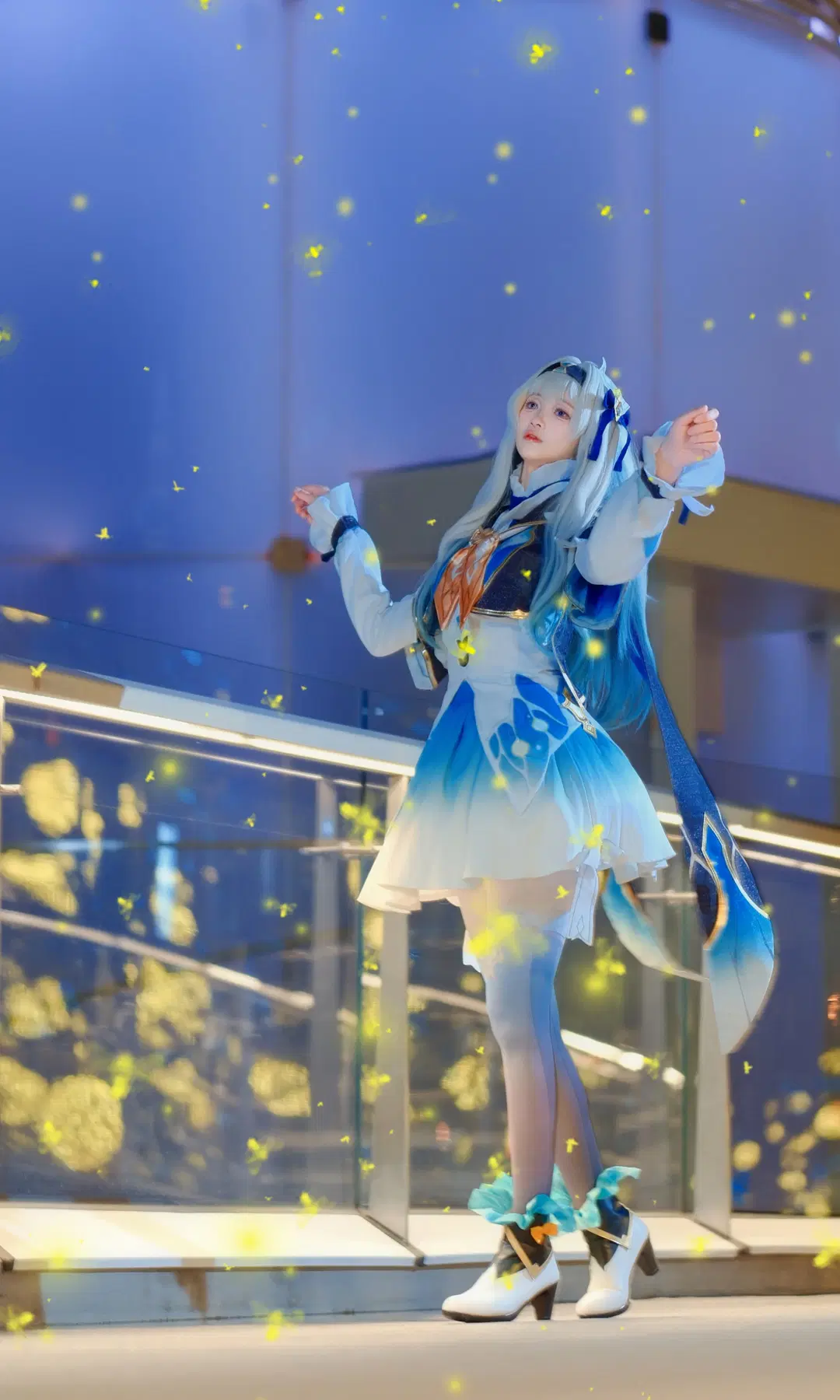 cosplay, 二次元攝影, 流螢cos, 白絲, 跨越星海