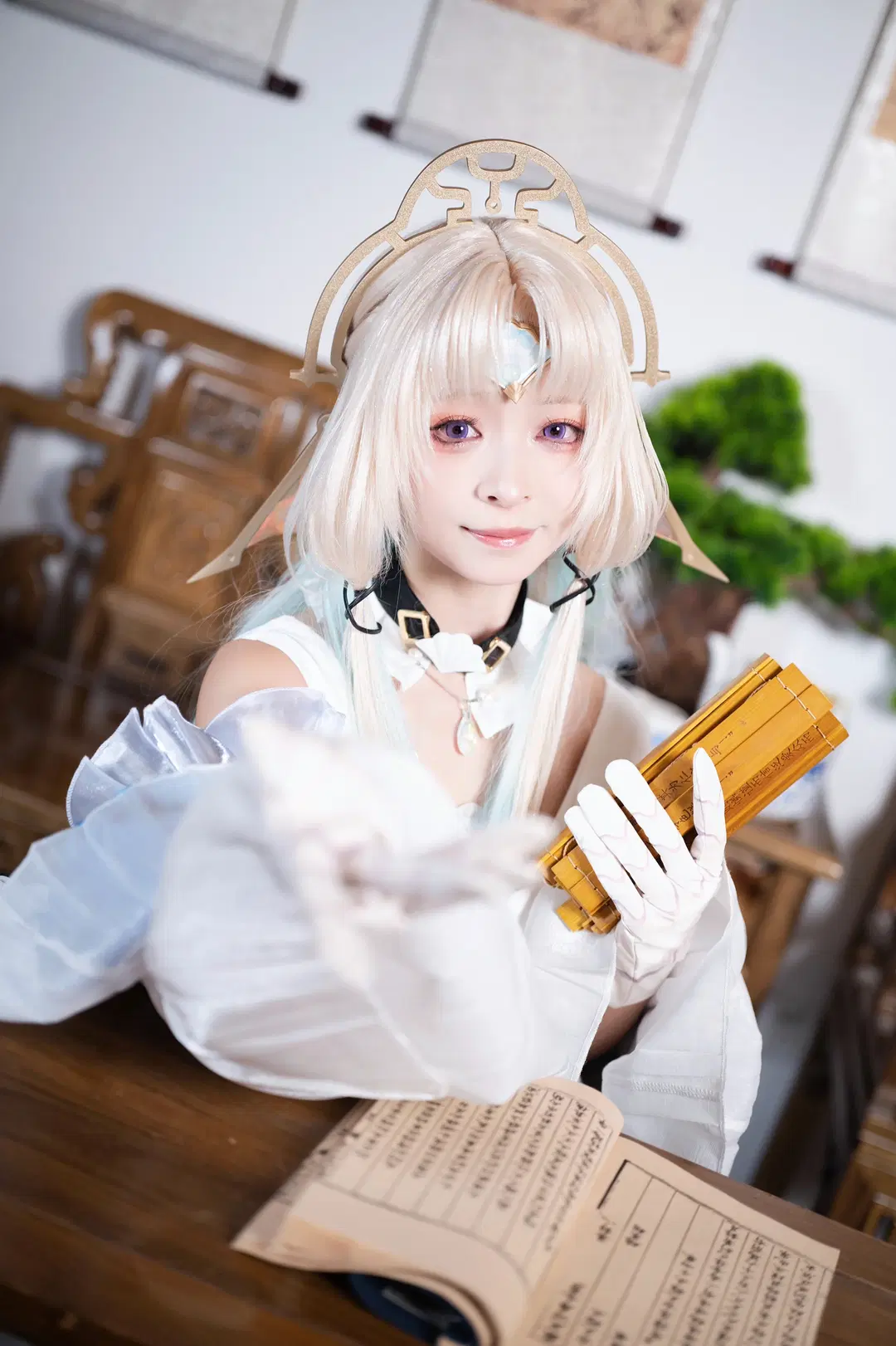 [Honkai: Star Rail Pearl cosplay] Grasping Chinese Classical Charm Through an Intellitron Form by 洛会像欧皇一样幸运 - Image 2
