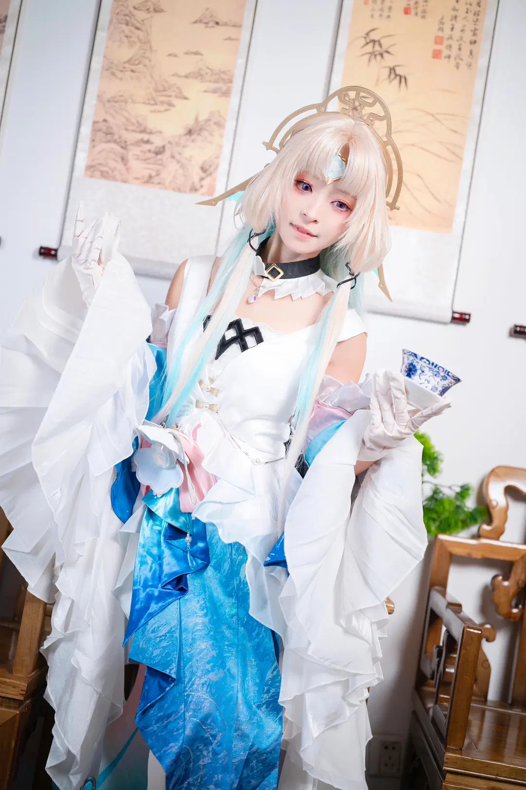 [Honkai: Star Rail Pearl cosplay] Grasping Chinese Classical Charm Through an Intellitron Form by 洛会像欧皇一样幸运 - Image 5