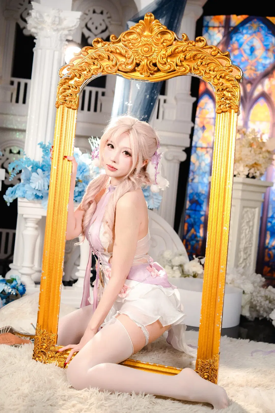 [Yu Linglong cosplay] NARAKA: BLADEPOINT: Illusory Silhouette Beneath the Gilded Frame by Doodle荼鸦（二次元版） - Image 4