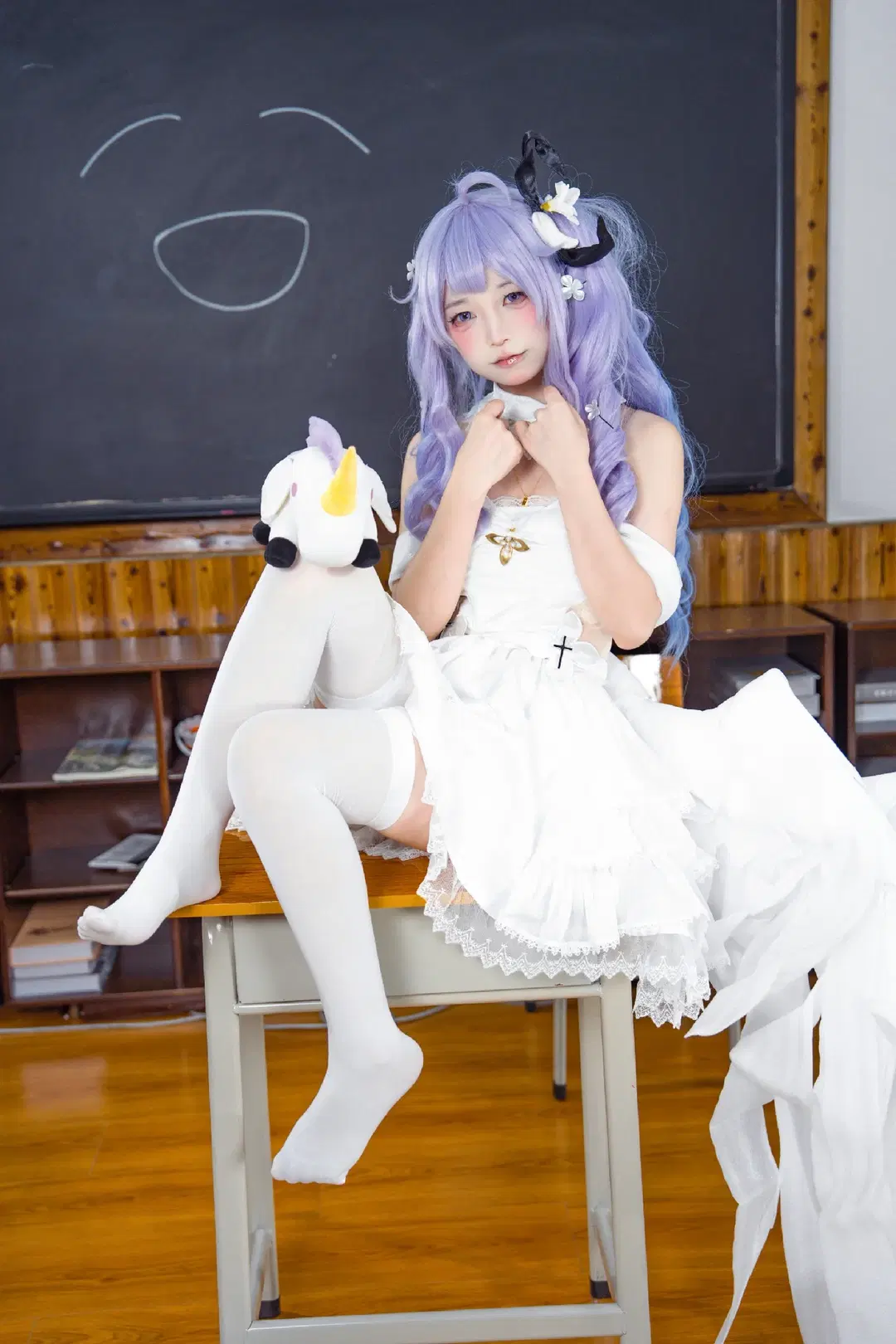 【独角兽cos】碧蓝航线教室里放课后的甜度 - Doodle荼鸦（二次元版） - 第3张