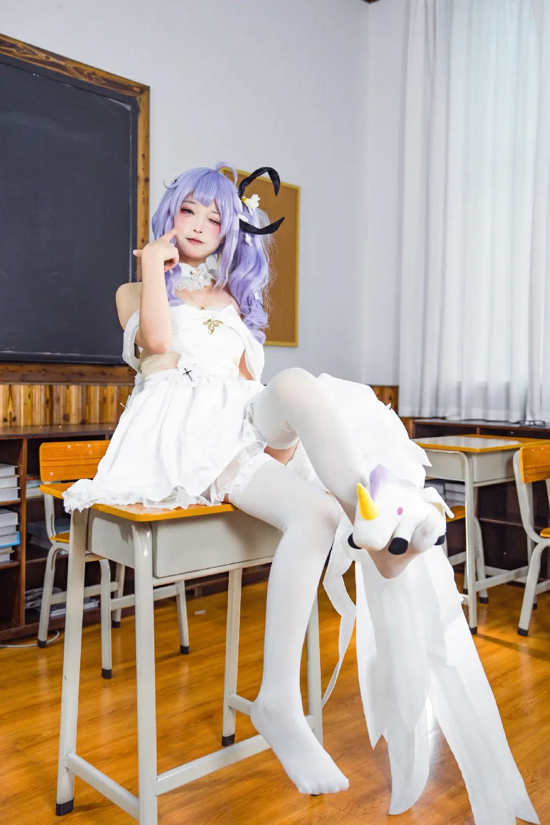 【独角兽cos】碧蓝航线教室里放课后的甜度 - Doodle荼鸦（二次元版） - 第4张
