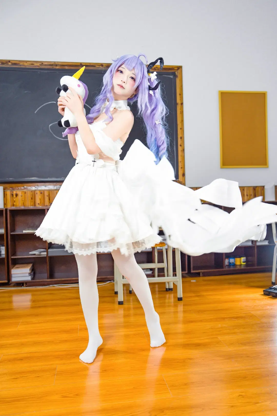 【独角兽cos】碧蓝航线教室里放课后的甜度 - Doodle荼鸦（二次元版） - 第6张