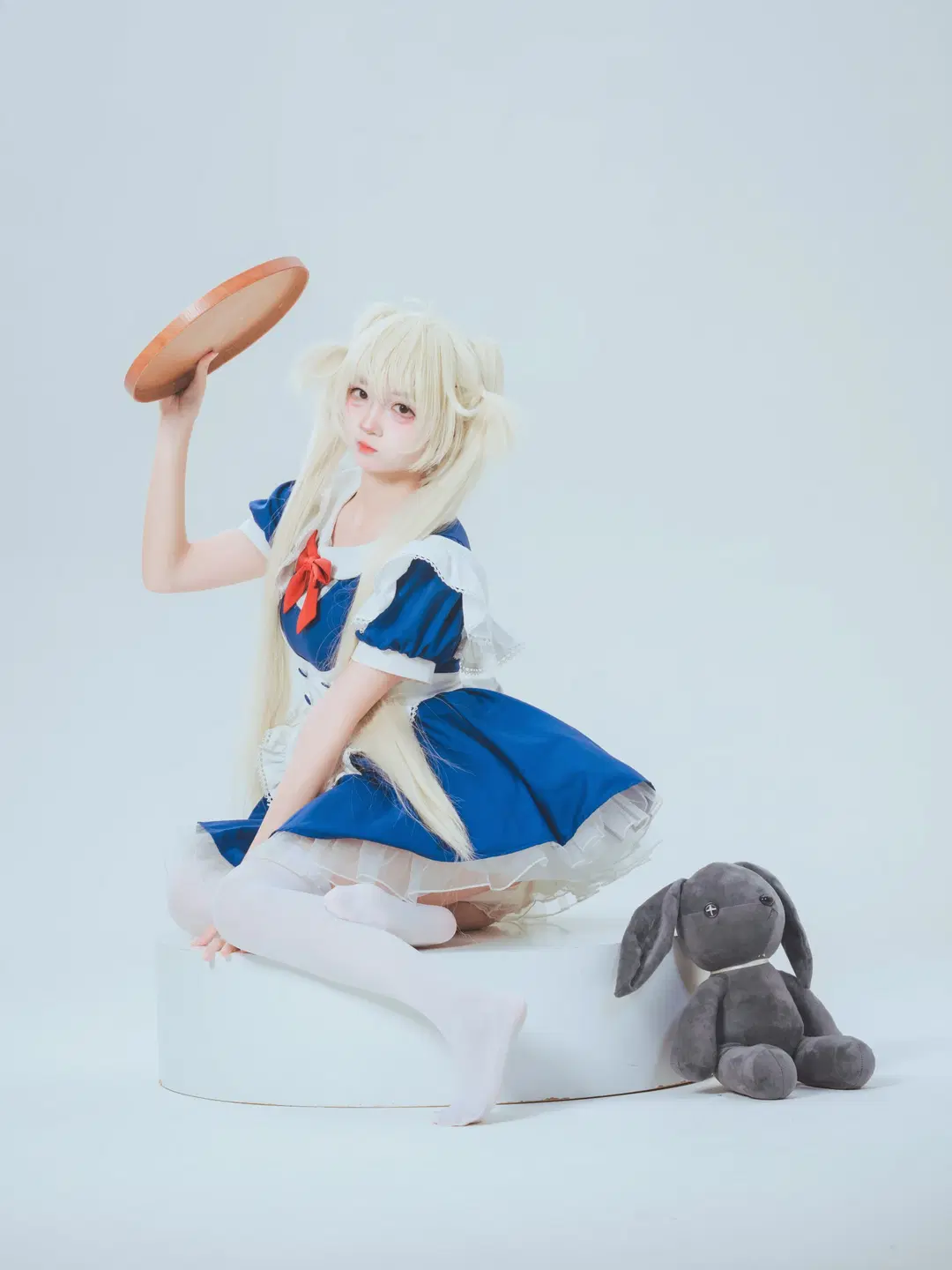 コスプレ, 二次元撮影, メイド服, 春日野穹 コスプレ, 白ストッキング