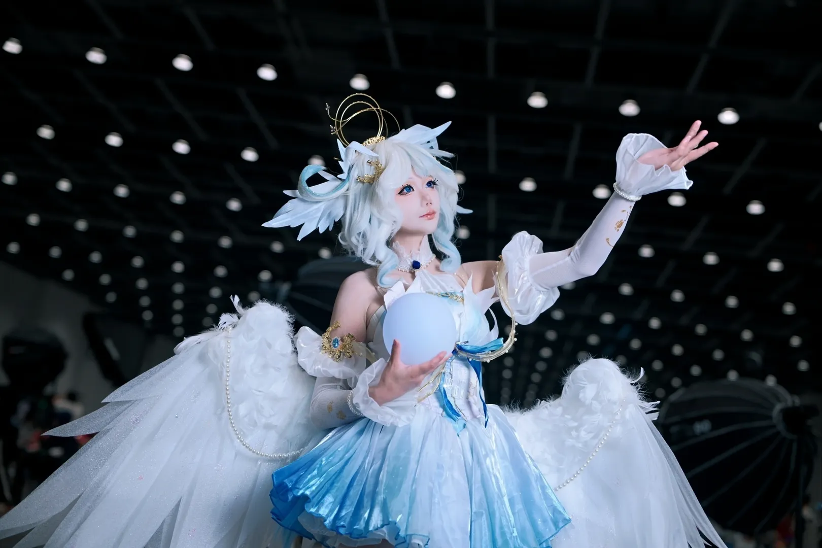 原神, 空月之歌, 芙寧娜cos, 芙卡洛斯, 生日cosplay