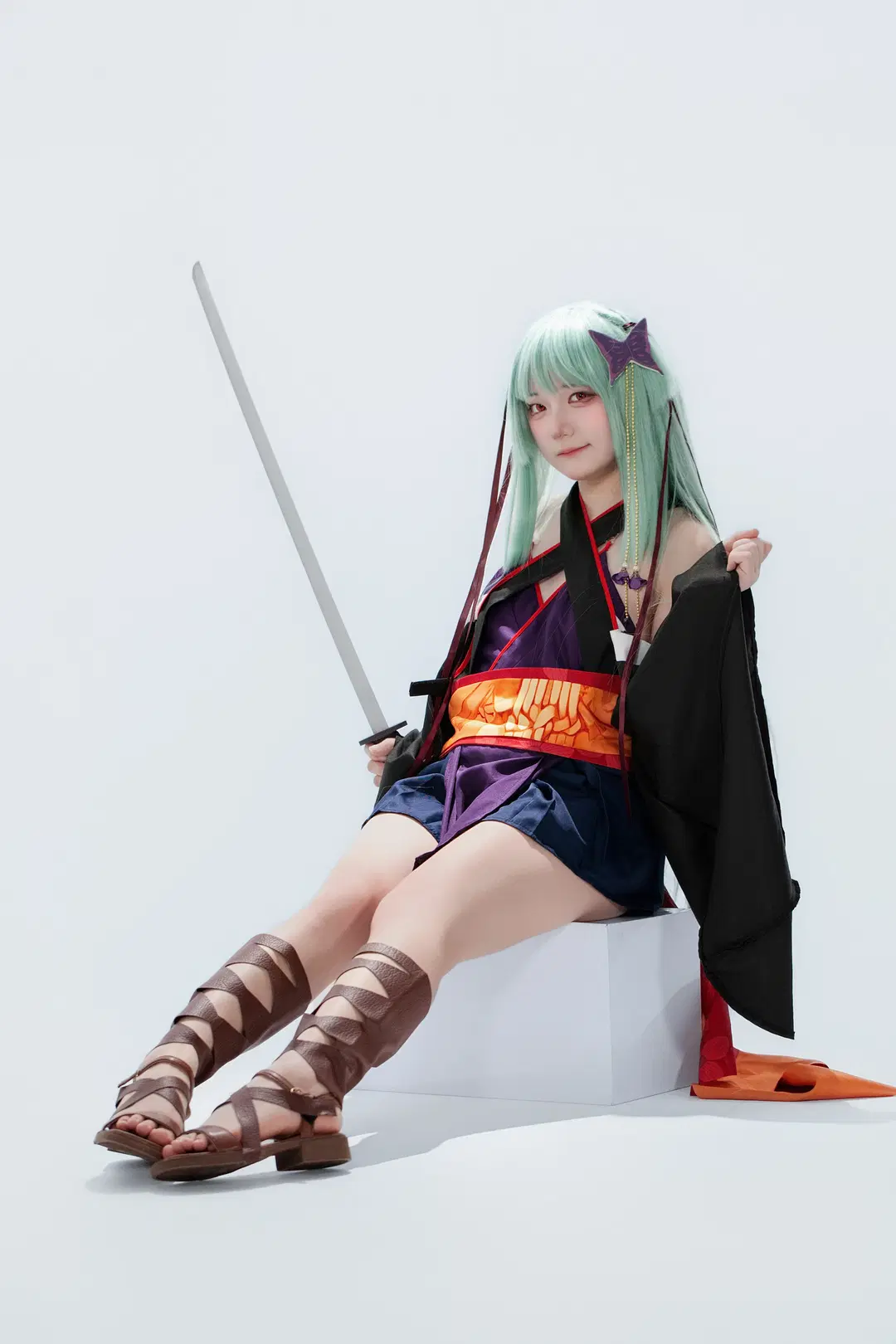 二次元cosplay, 甜妹cos, 丛雨cos, 千恋万花, 和风少女