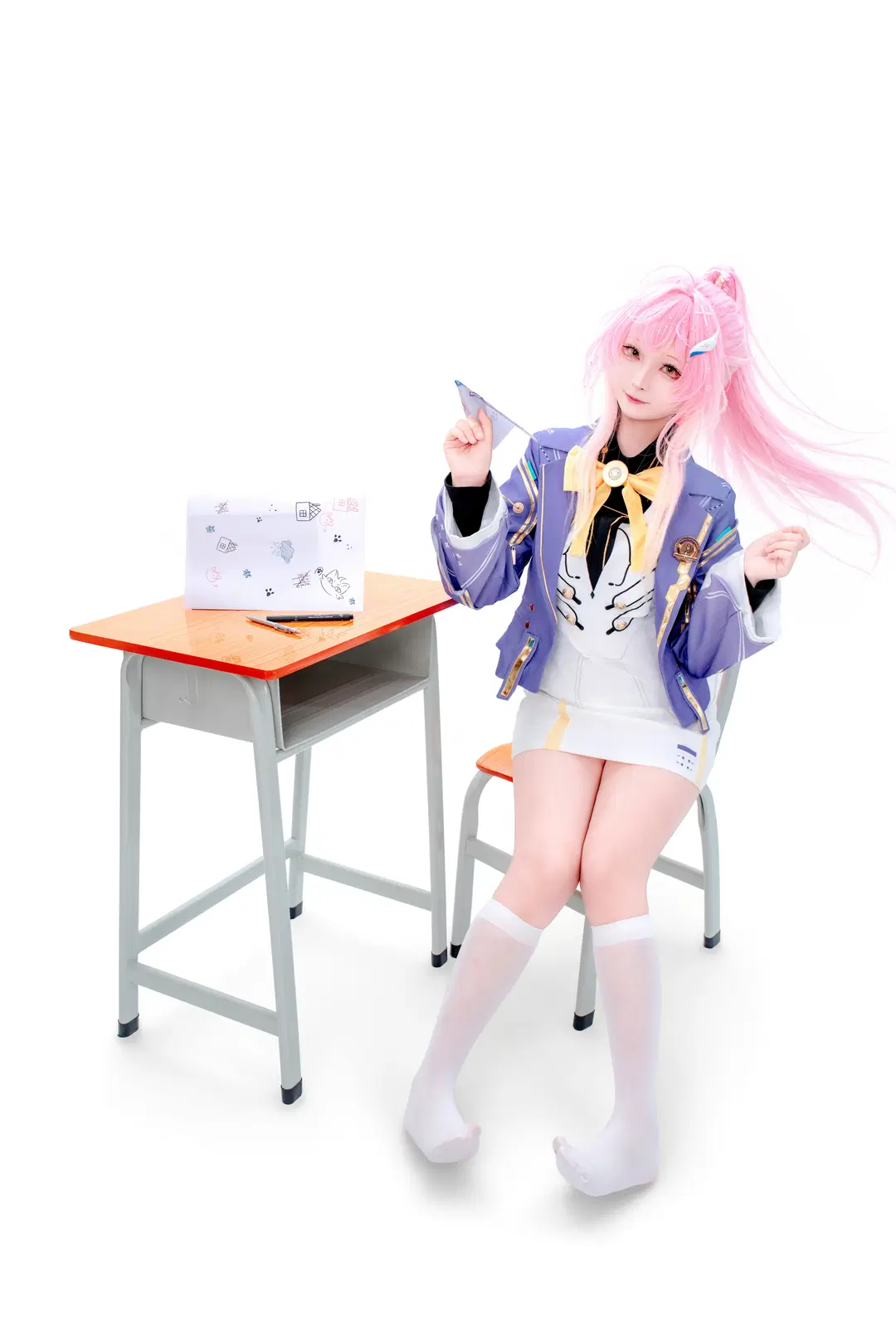 【エイメス コスプレ】『鳴潮』学園の日常、気ままに楽しむ撮影記録 - 茜冉XiRan - 3枚目