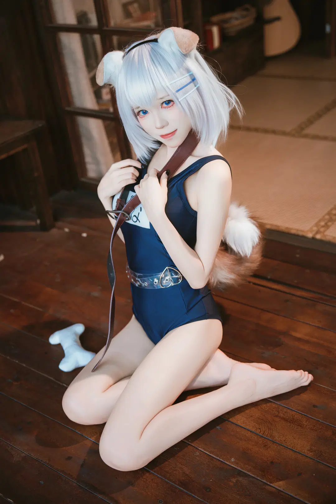[Tobiichi Origami cosplay] Date A Live puppy-like Origami master photoshoot by Shiro - Image 2