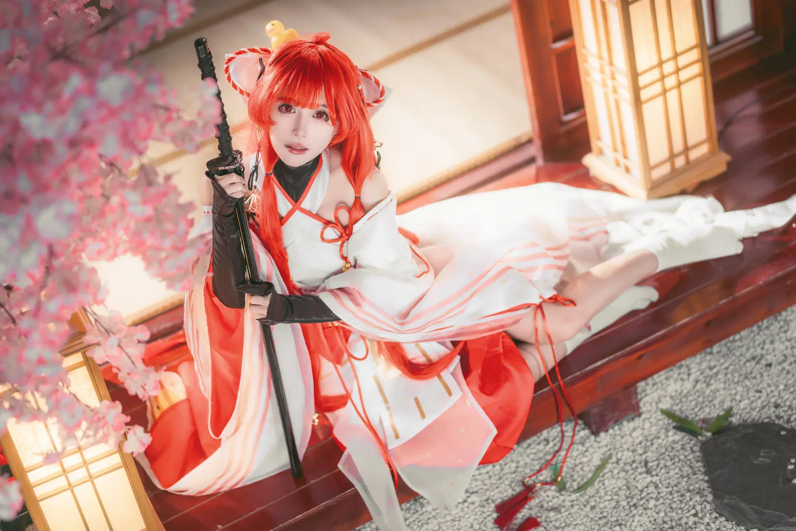 【绘梨衣cos】龙族少女的红白和风物语 - Shiro - 第2张
