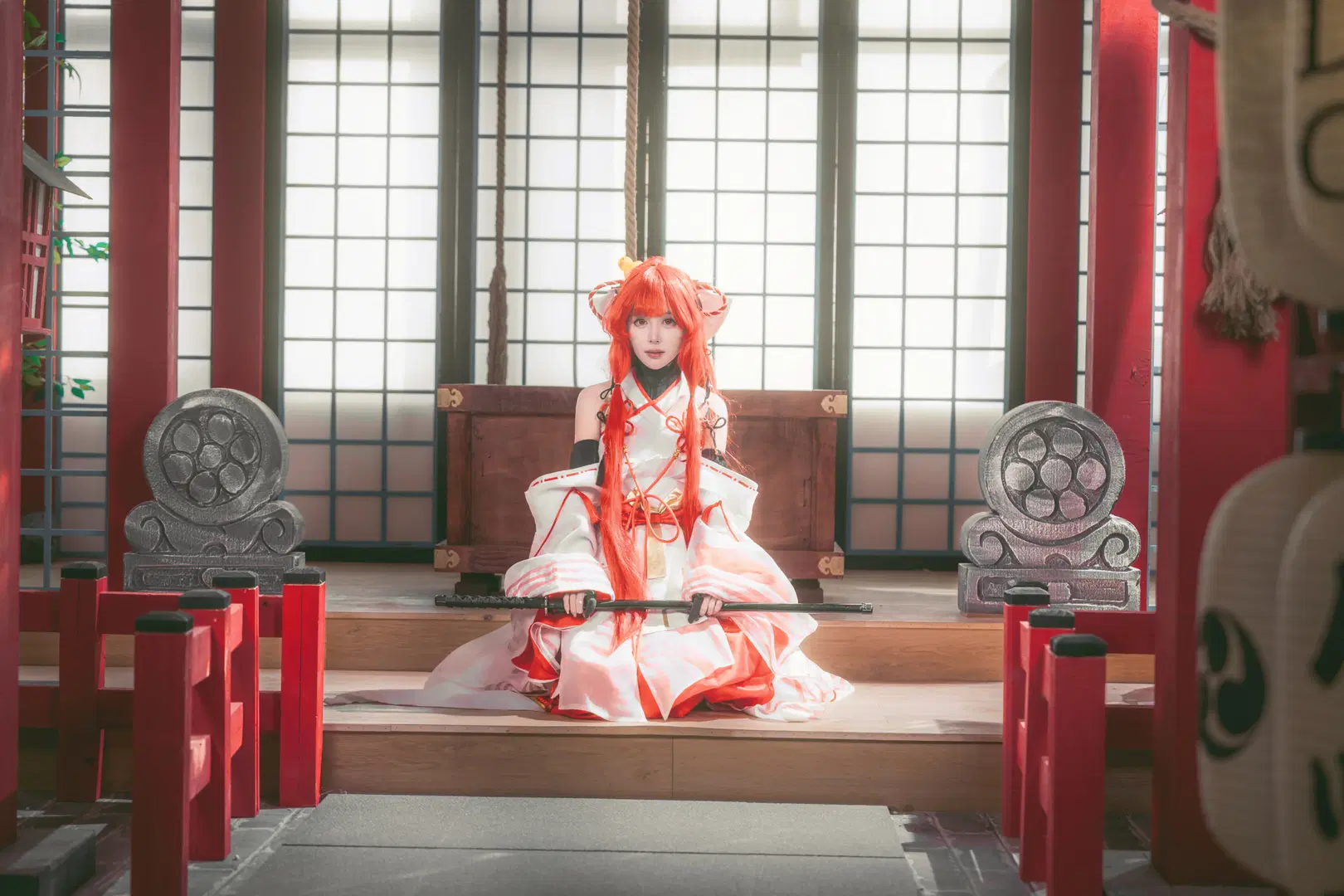 【绘梨衣cos】龙族少女的红白和风物语 - Shiro - 第5张