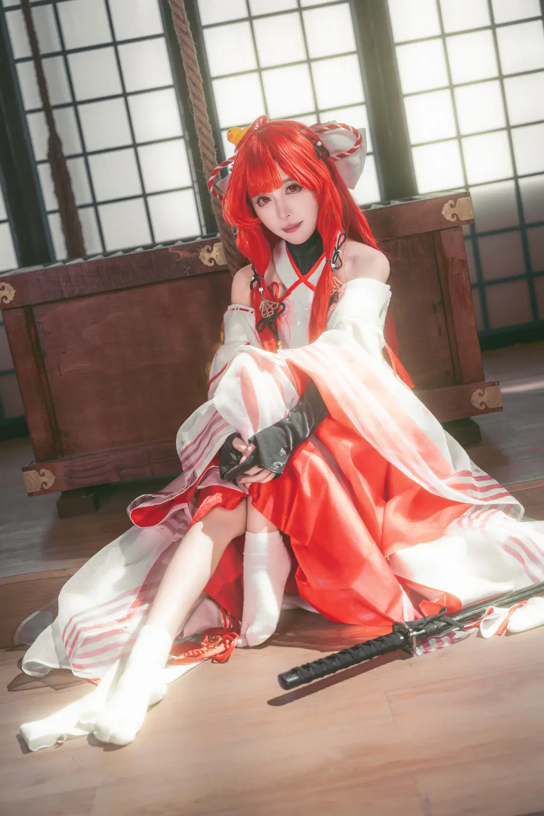 【绘梨衣cos】龙族少女的红白和风物语 - Shiro - 第7张