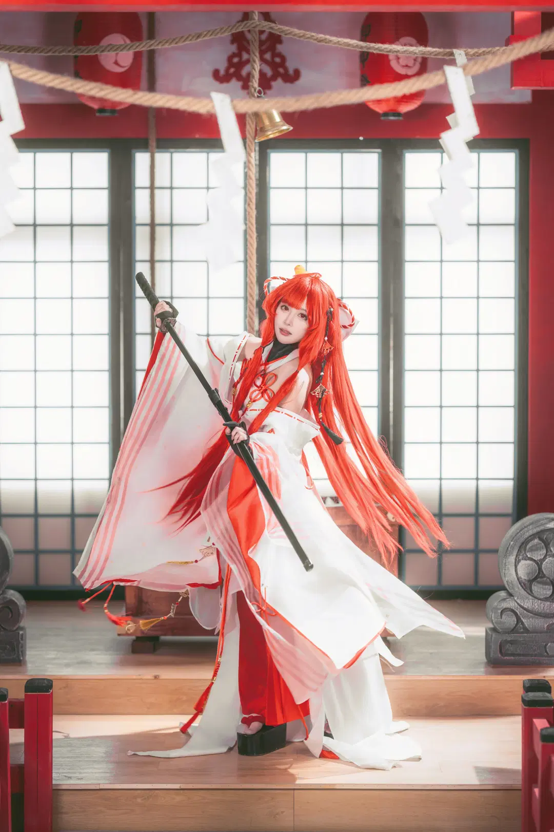【绘梨衣cos】龙族少女的红白和风物语 - Shiro - 第8张