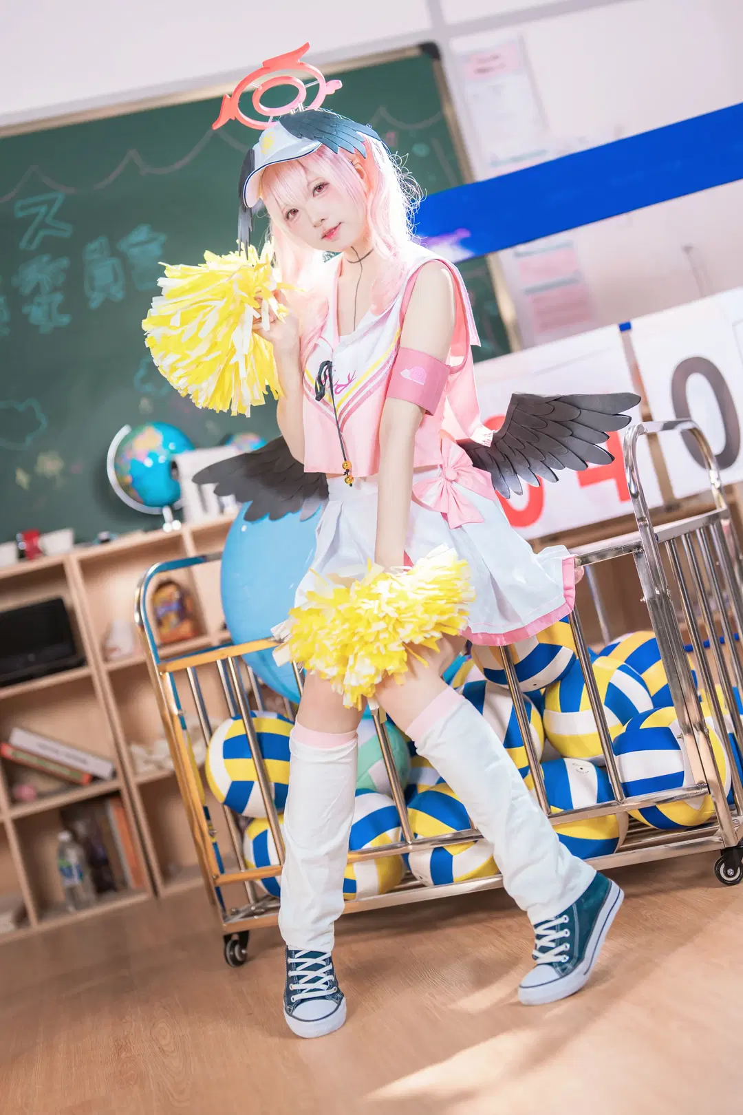 【下江小春cos】碧藍檔案拉拉隊正片拍攝記錄 - Shiro - 第12張