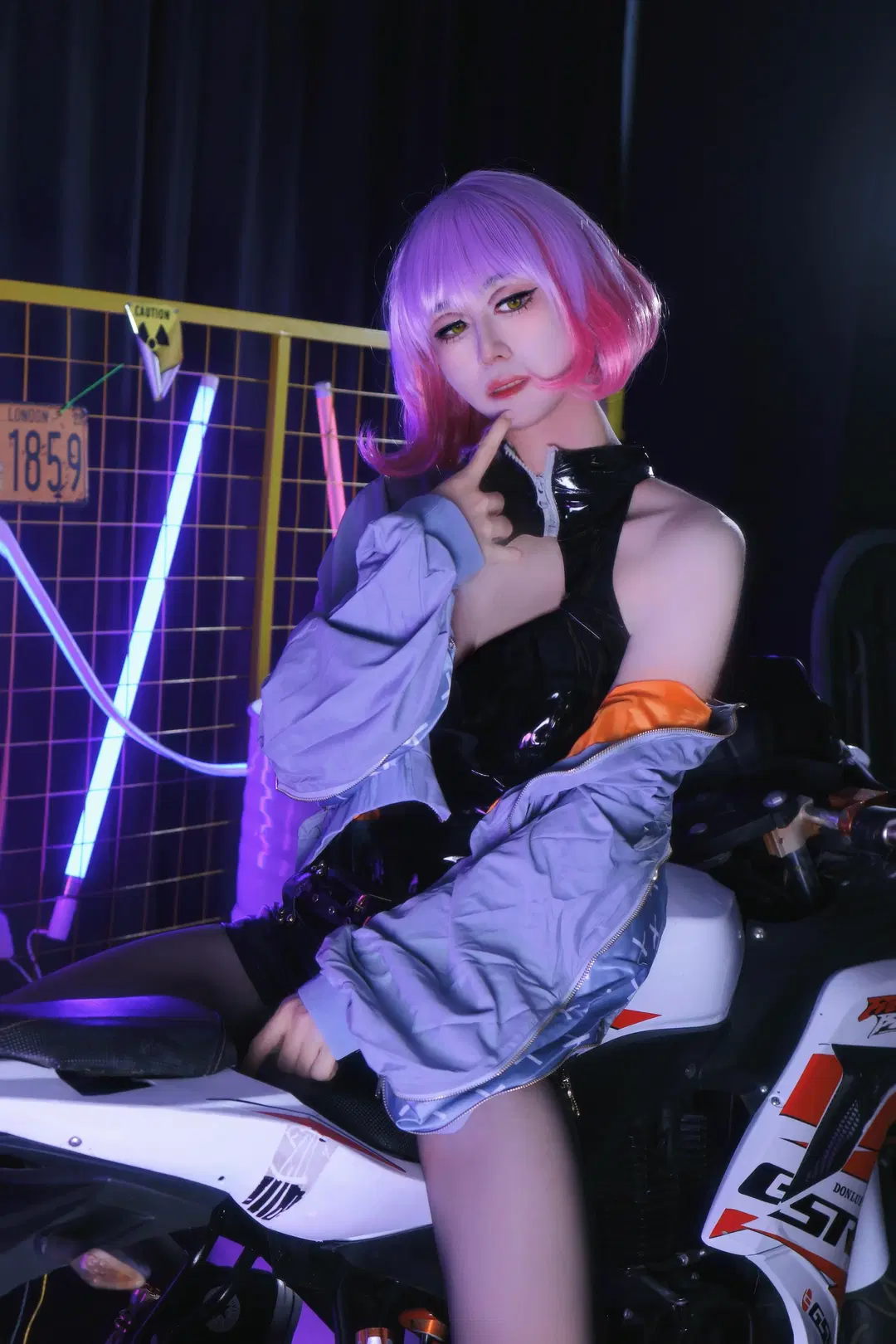 【露娜cos】口罩联盟 机车棚第二弹的极速狂飙 - mako - 第2张