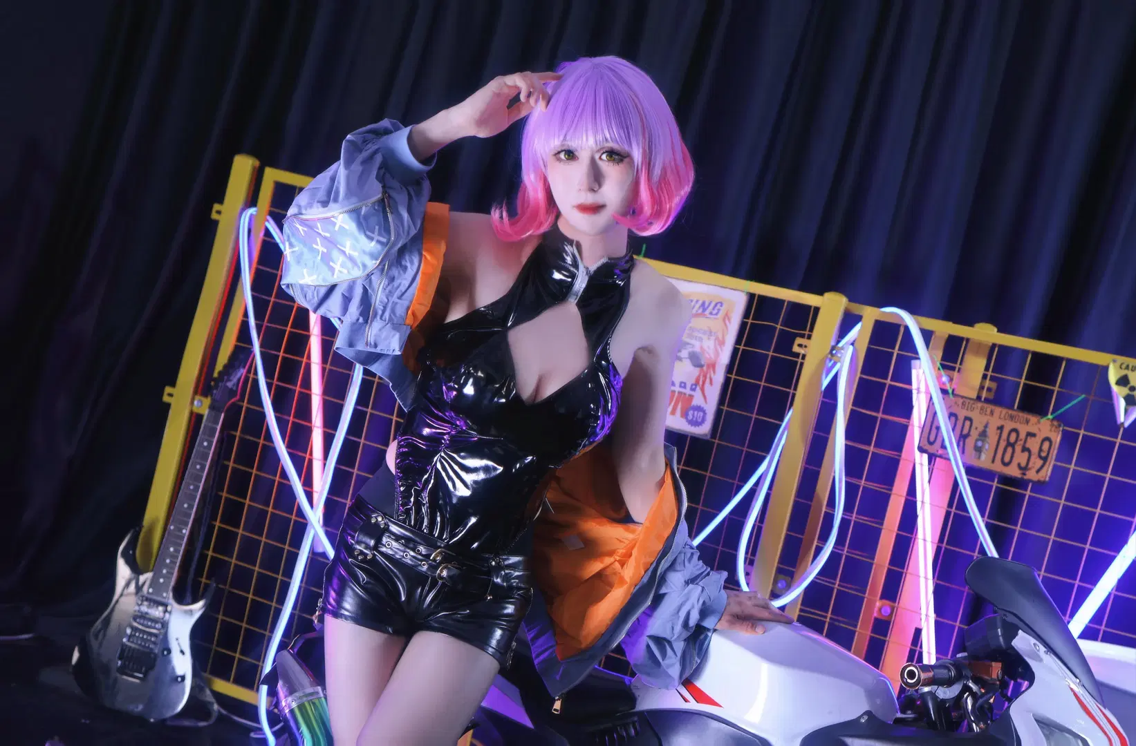 【露娜cos】口罩联盟 机车棚第二弹的极速狂飙 - mako - 第3张