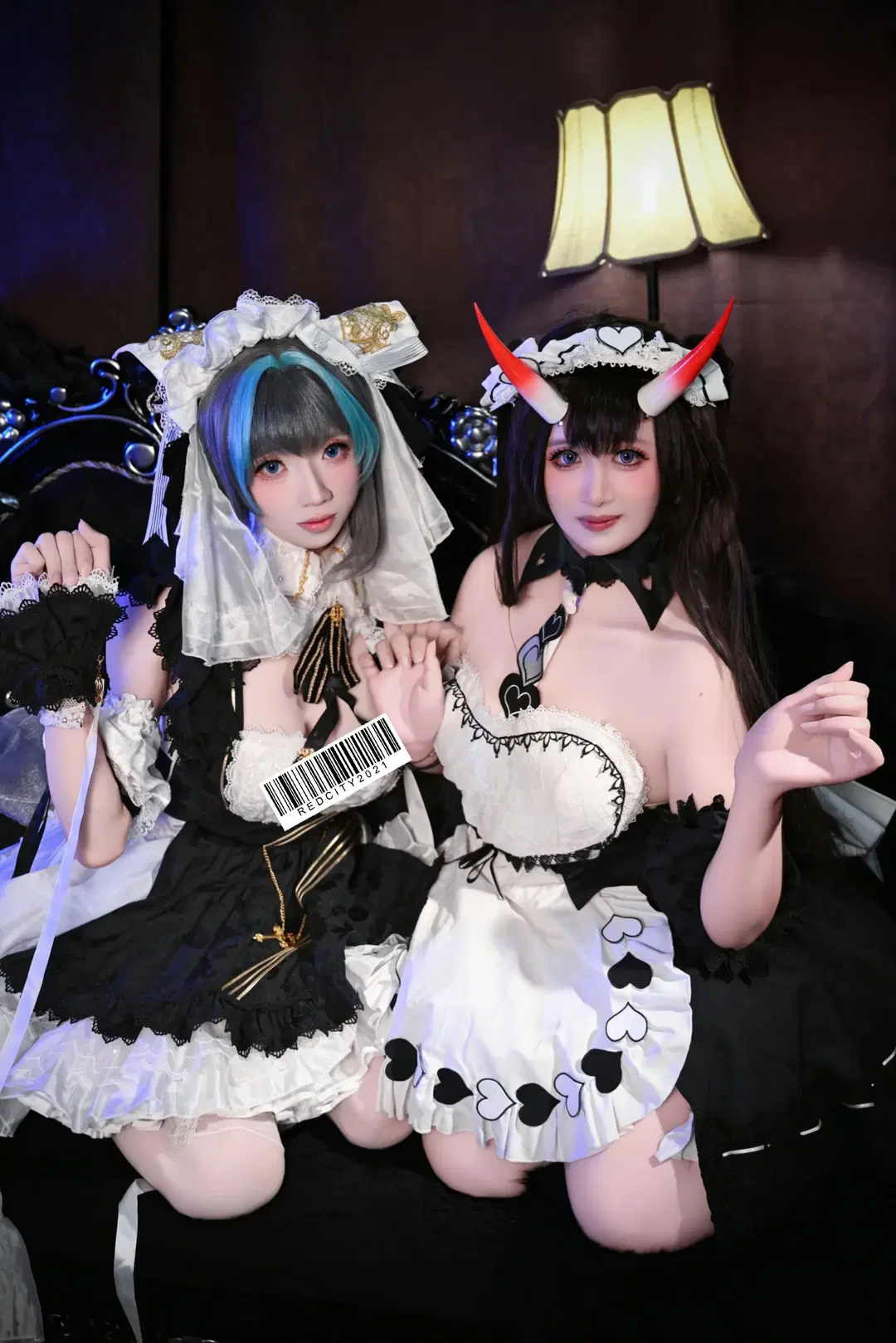 【碧蓝航线柴郡cos】和能代一起的酒吧双人女仆之夜 - Paroxetine - 第10张