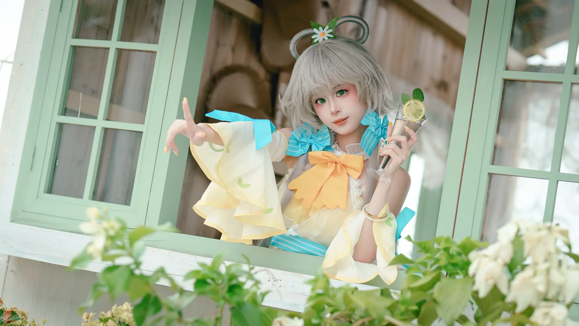 【洛天依小檸檬cos】風鈴輕響，定格盛夏的清爽時刻 - 醒醒 - 第2張