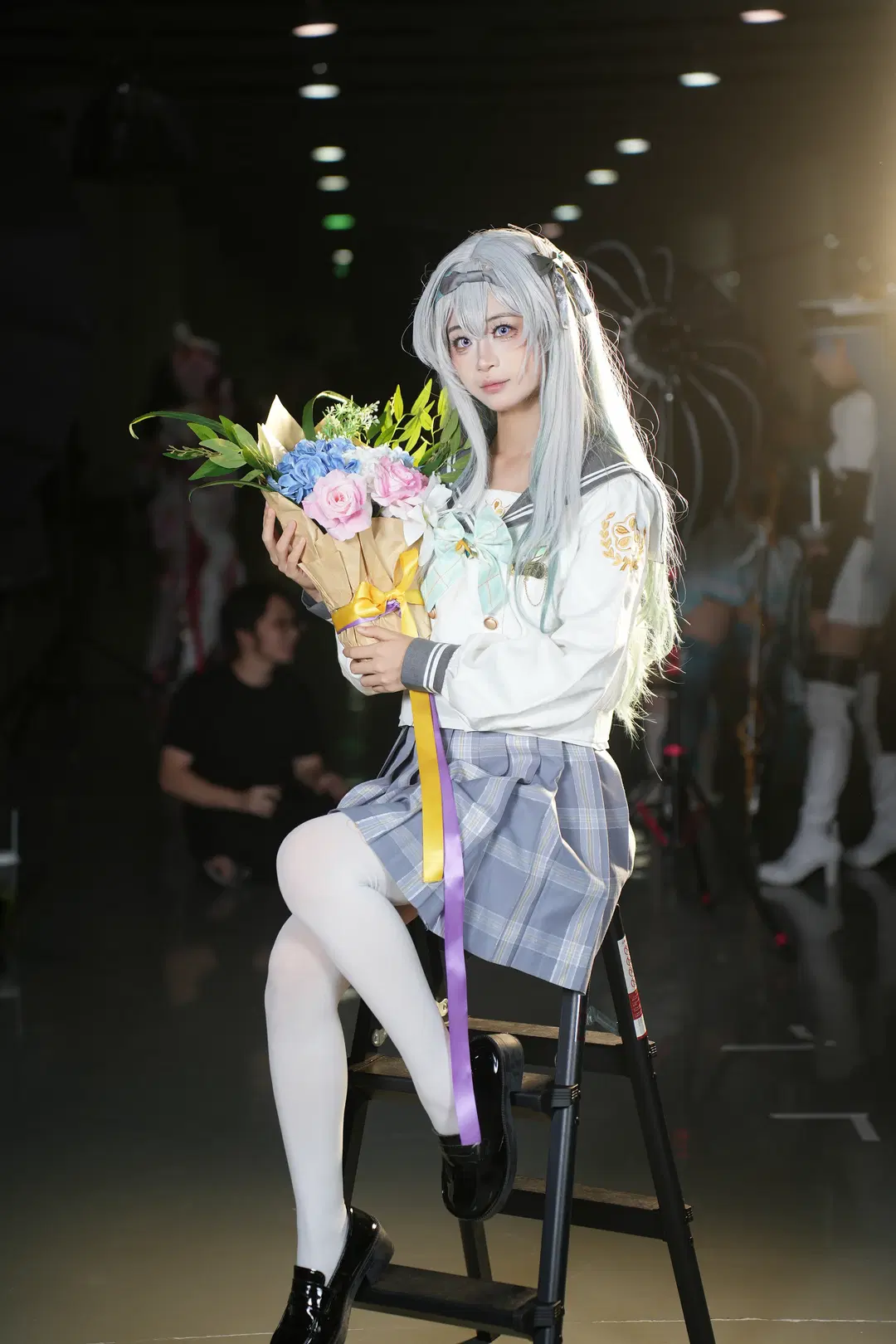 崩壞星穹鐵道, 流螢cos, JK制服, 春日來信, 白絲襪