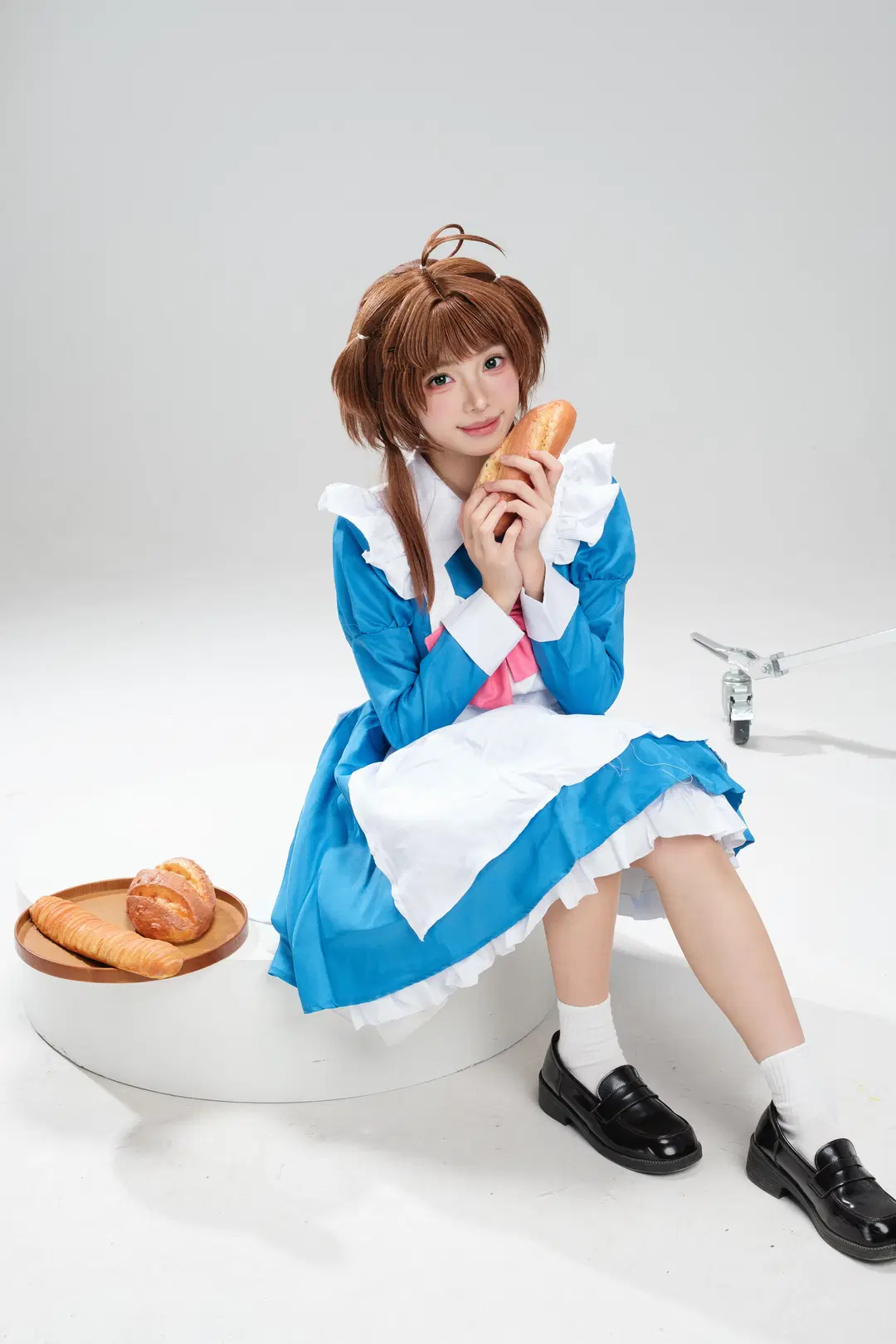 【小樱cos】小樱女仆白棚颠勺，蓝色裙摆与魔法杖的碰撞 - 一只黑猫 - 第11张