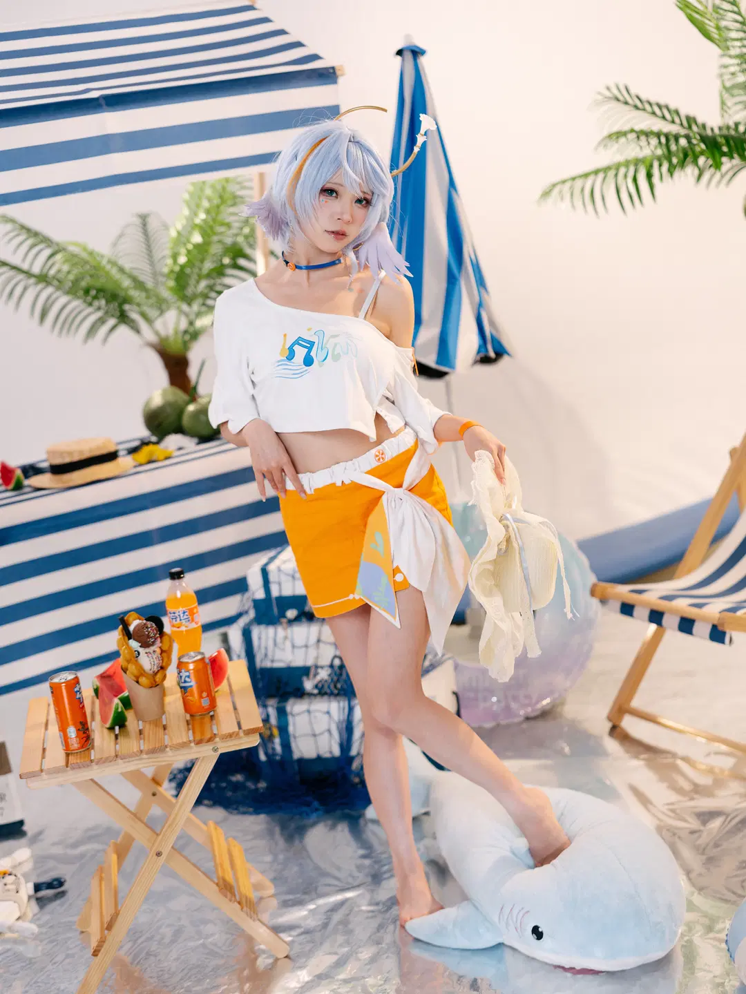 【Robin cosplay】Honkai: Star Rail Summer Swimsuit cosplay Studio shoot Log by 一只黑猫 - Image 10