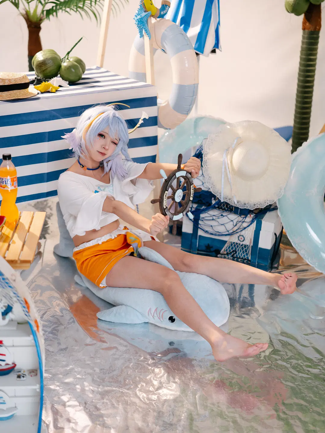【Robin cosplay】Honkai: Star Rail Summer Swimsuit cosplay Studio shoot Log by 一只黑猫 - Image 12