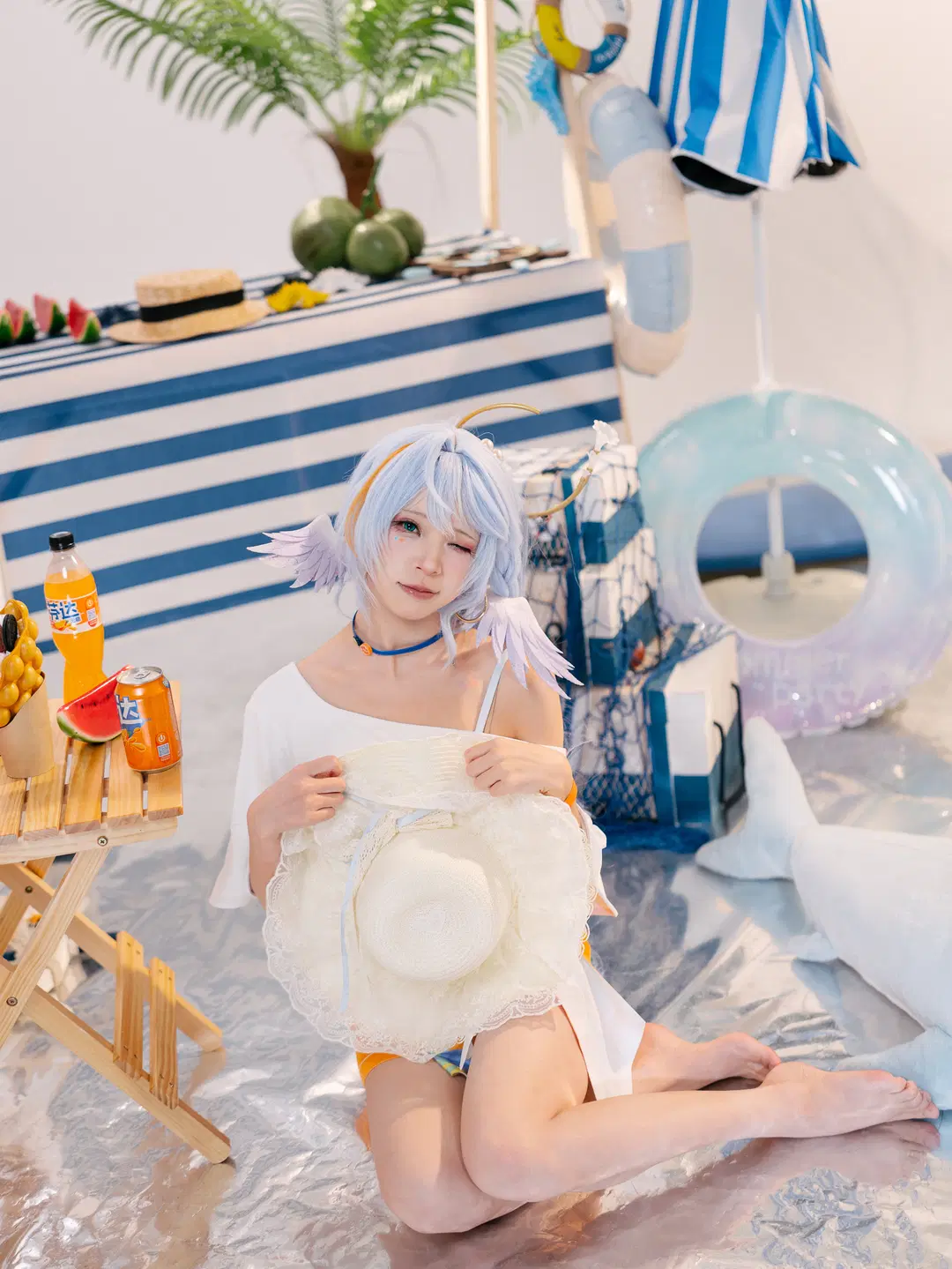 【Robin cosplay】Honkai: Star Rail Summer Swimsuit cosplay Studio shoot Log by 一只黑猫 - Image 14