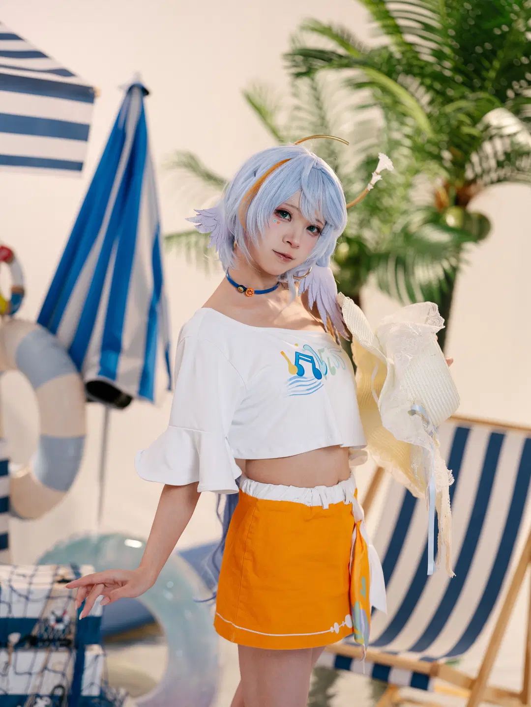 【Robin cosplay】Honkai: Star Rail Summer Swimsuit cosplay Studio shoot Log by 一只黑猫 - Image 15