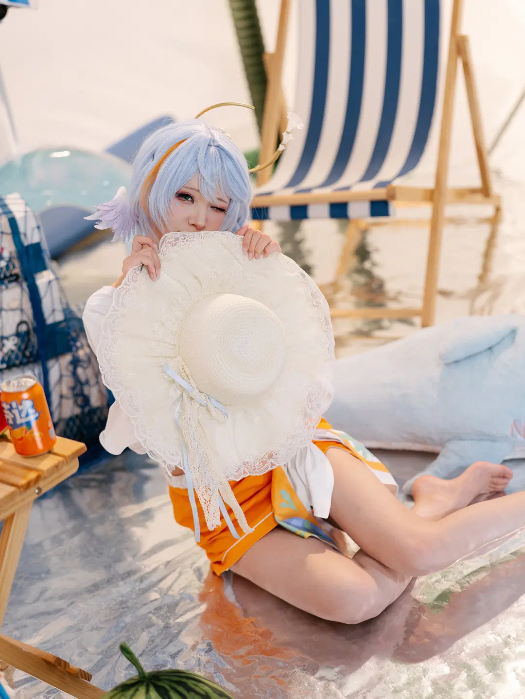 【Robin cosplay】Honkai: Star Rail Summer Swimsuit cosplay Studio shoot Log by 一只黑猫 - Image 4