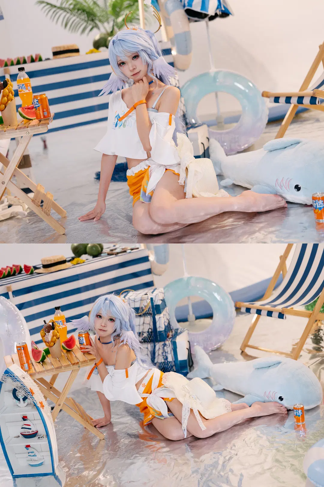 【Robin cosplay】Honkai: Star Rail Summer Swimsuit cosplay Studio shoot Log by 一只黑猫 - Image 7