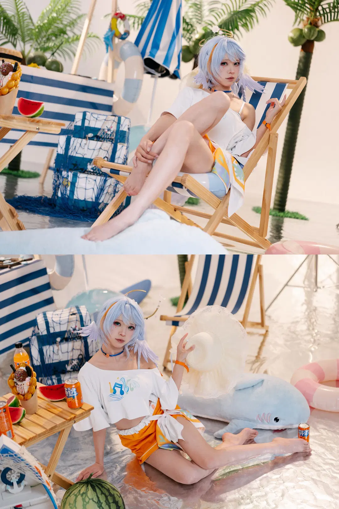 【Robin cosplay】Honkai: Star Rail Summer Swimsuit cosplay Studio shoot Log by 一只黑猫 - Image 8
