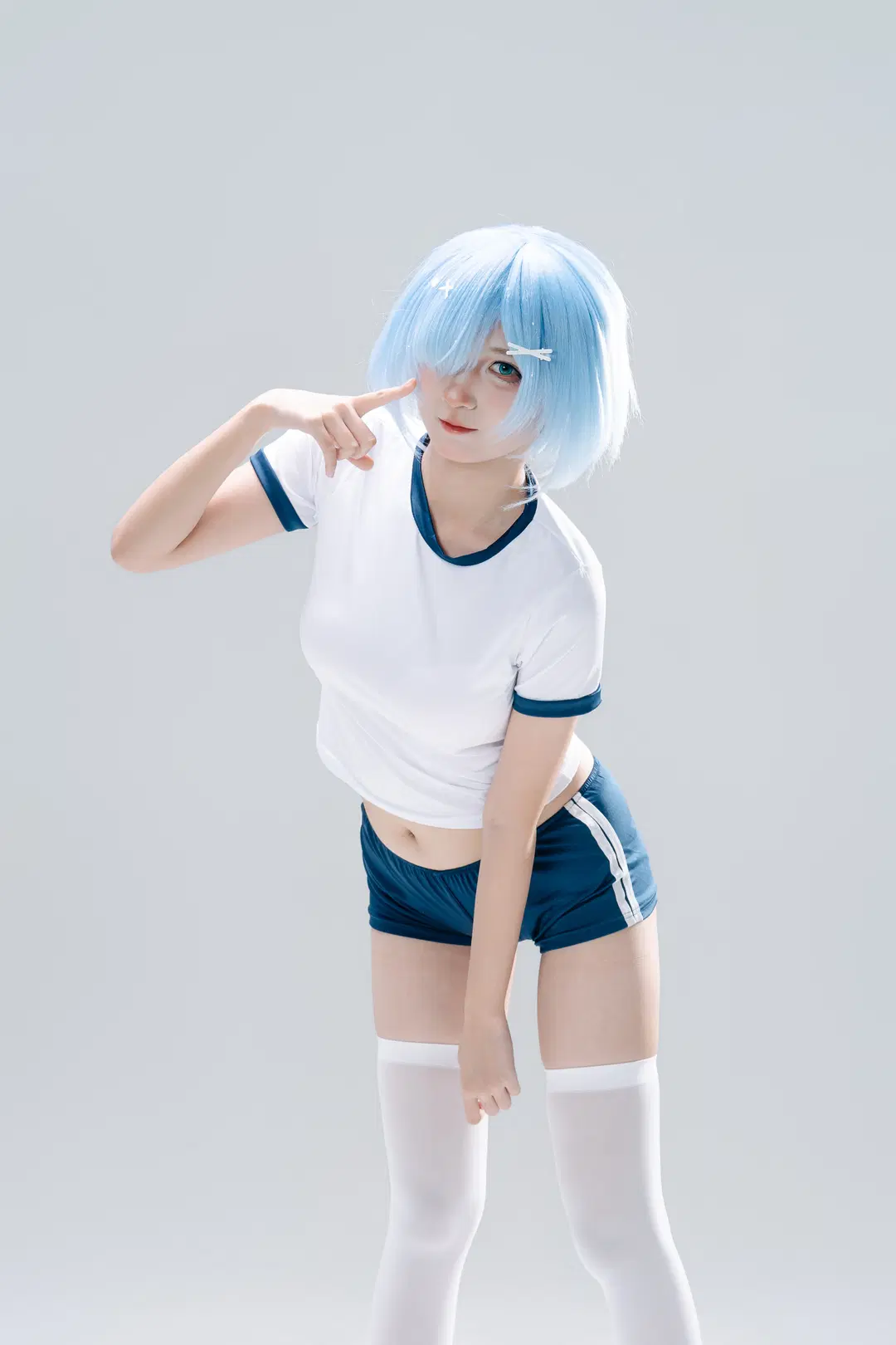 【Rem Cosplay】Re:Zero - Starting Life in Another World: Gymnastics Uniform Girl by 一只黑猫 - Image 10