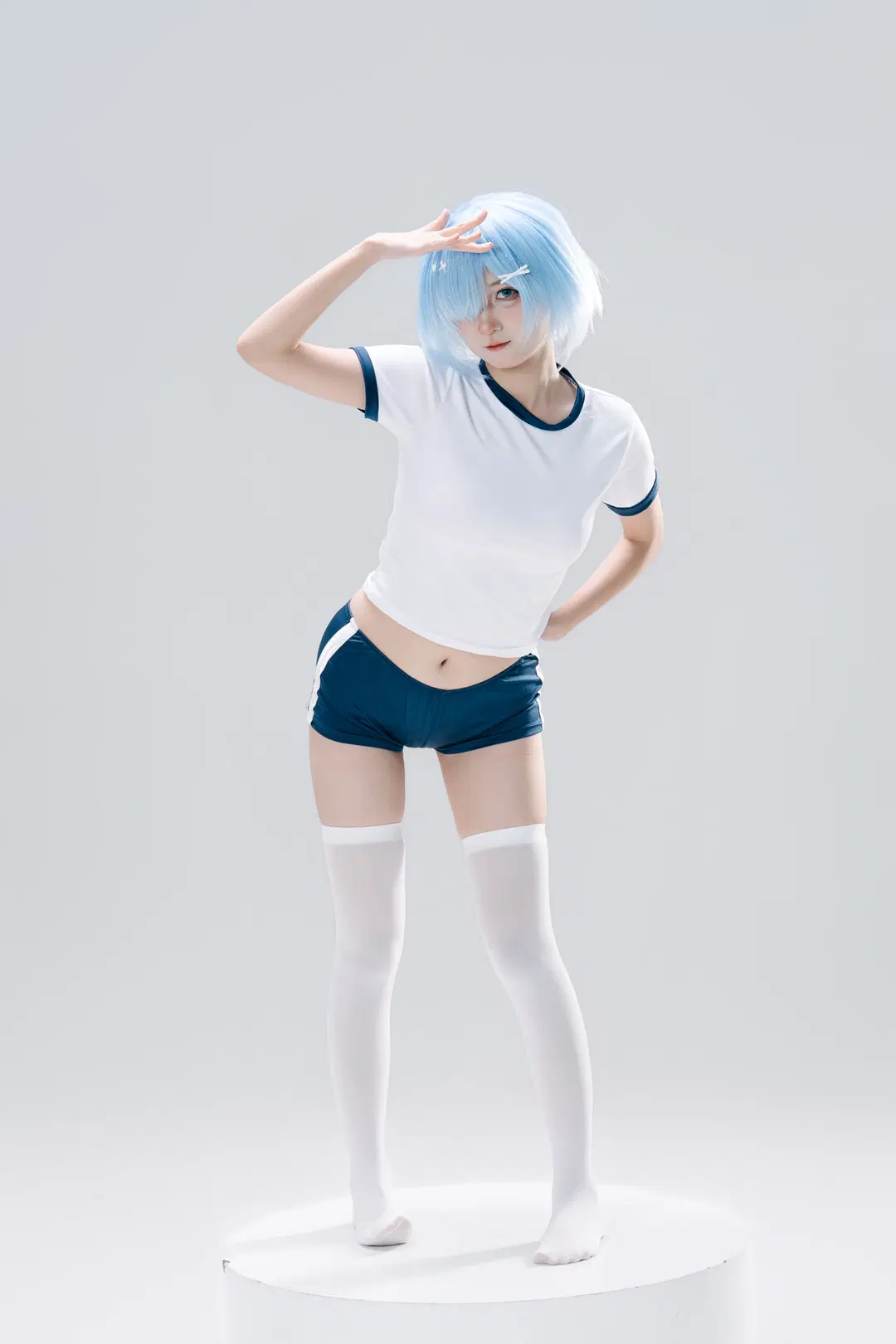 【Rem Cosplay】Re:Zero - Starting Life in Another World: Gymnastics Uniform Girl by 一只黑猫 - Image 12