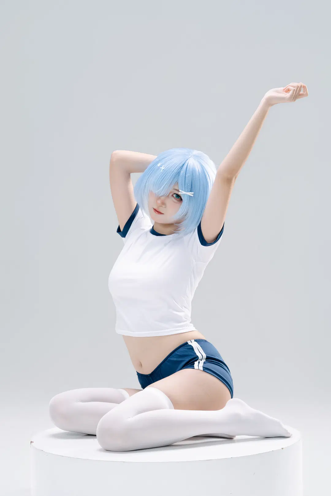 【Rem Cosplay】Re:Zero - Starting Life in Another World: Gymnastics Uniform Girl by 一只黑猫 - Image 13