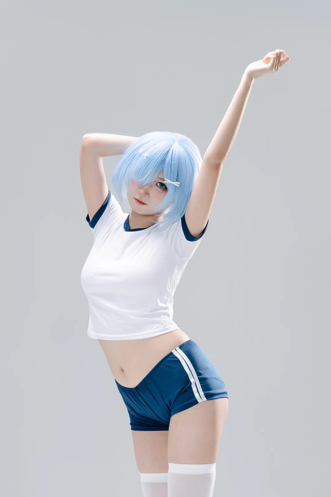 【Rem Cosplay】Re:Zero - Starting Life in Another World: Gymnastics Uniform Girl by 一只黑猫 - Image 2