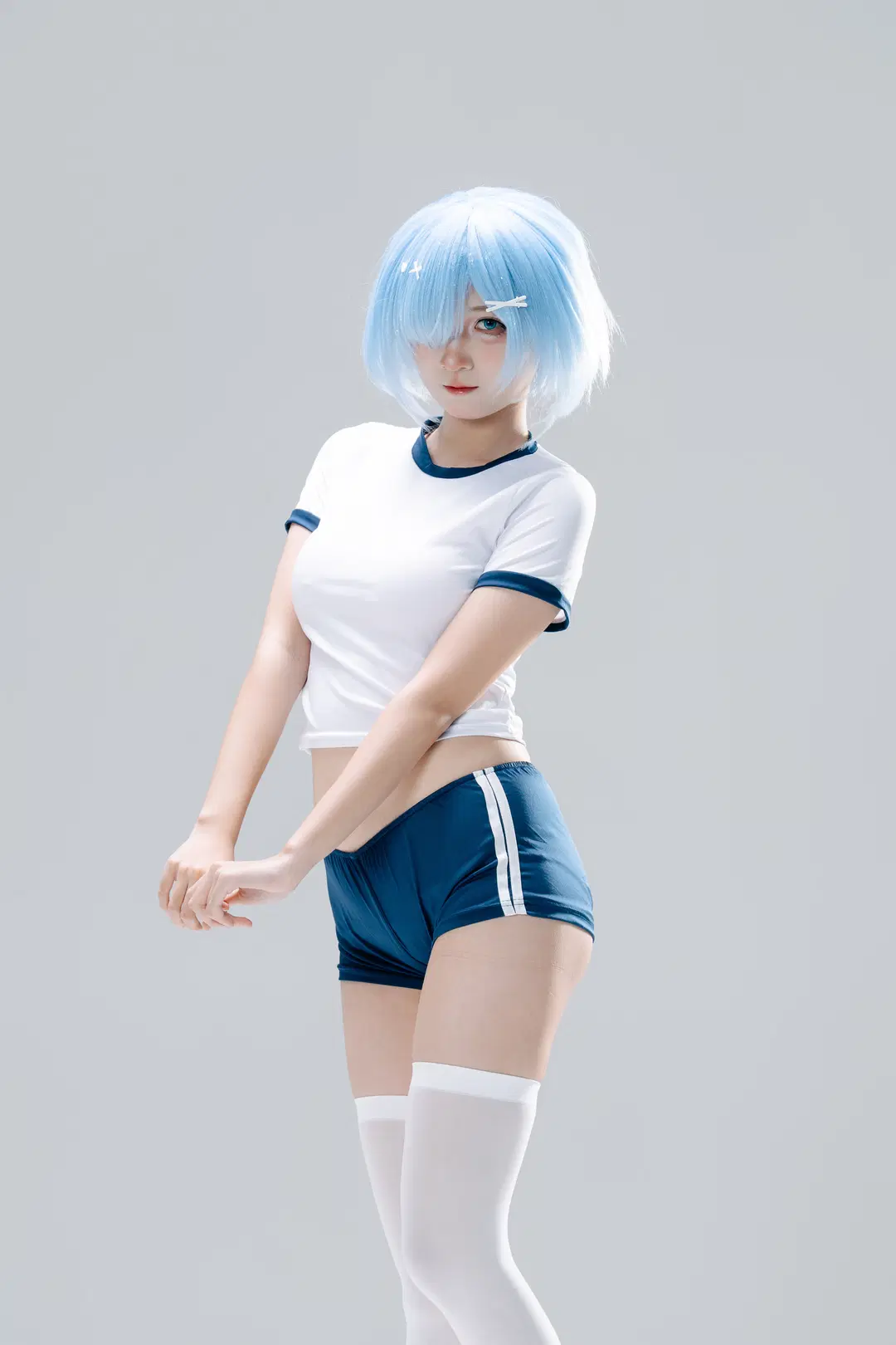 【Rem Cosplay】Re:Zero - Starting Life in Another World: Gymnastics Uniform Girl by 一只黑猫 - Image 4